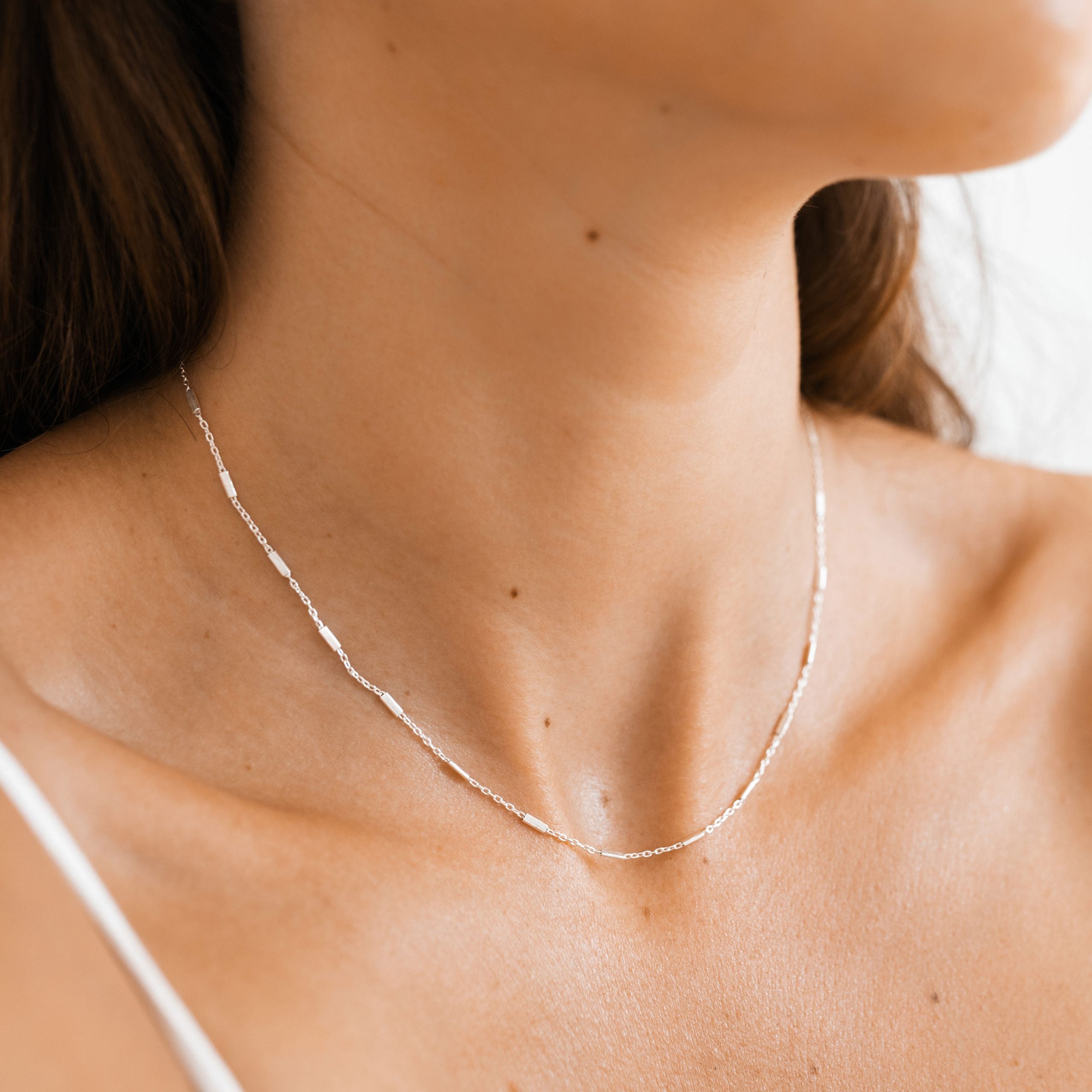 Łańcuszek NICOLE srebrny - 40 cm