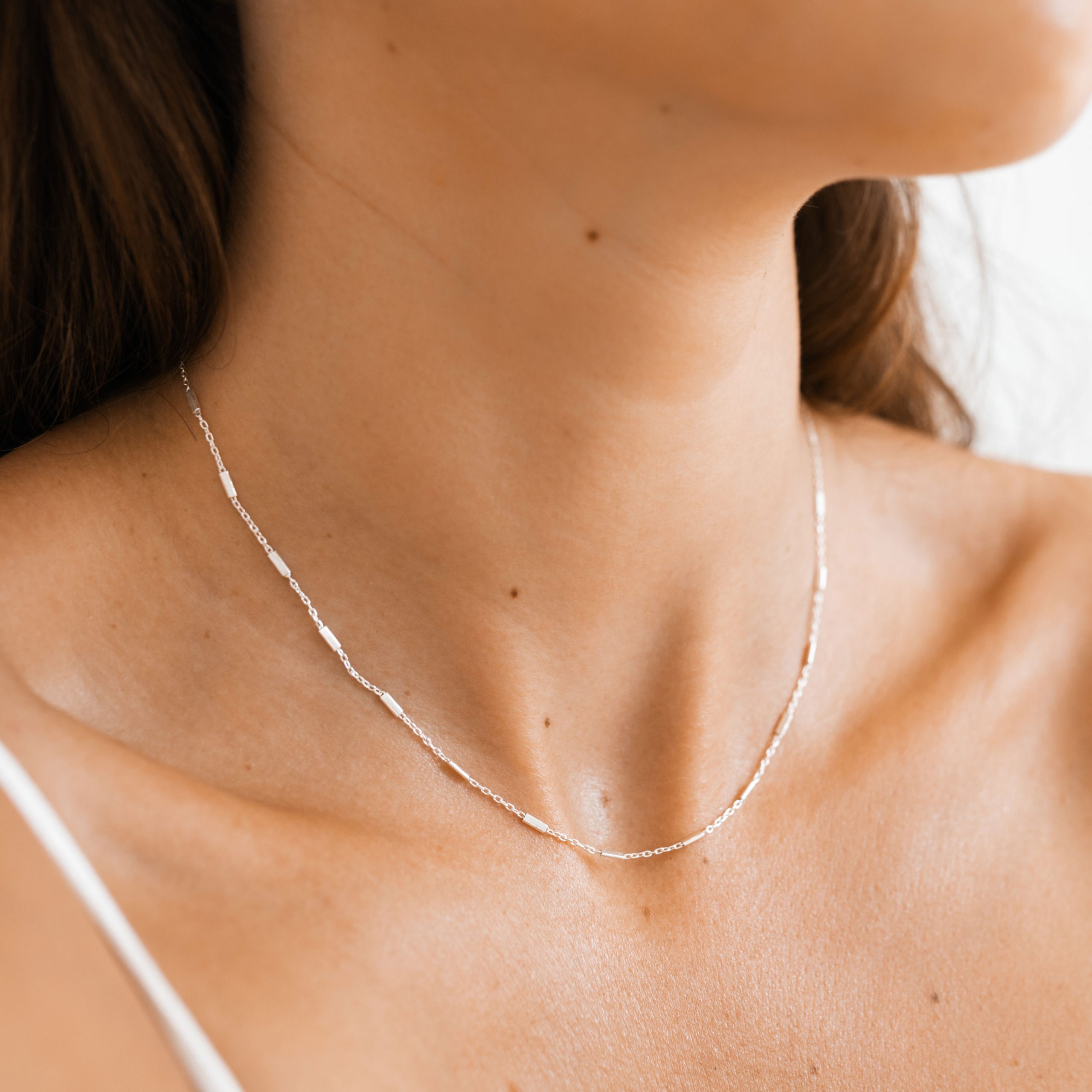 Łańcuszek NICOLE srebrny - 45 cm