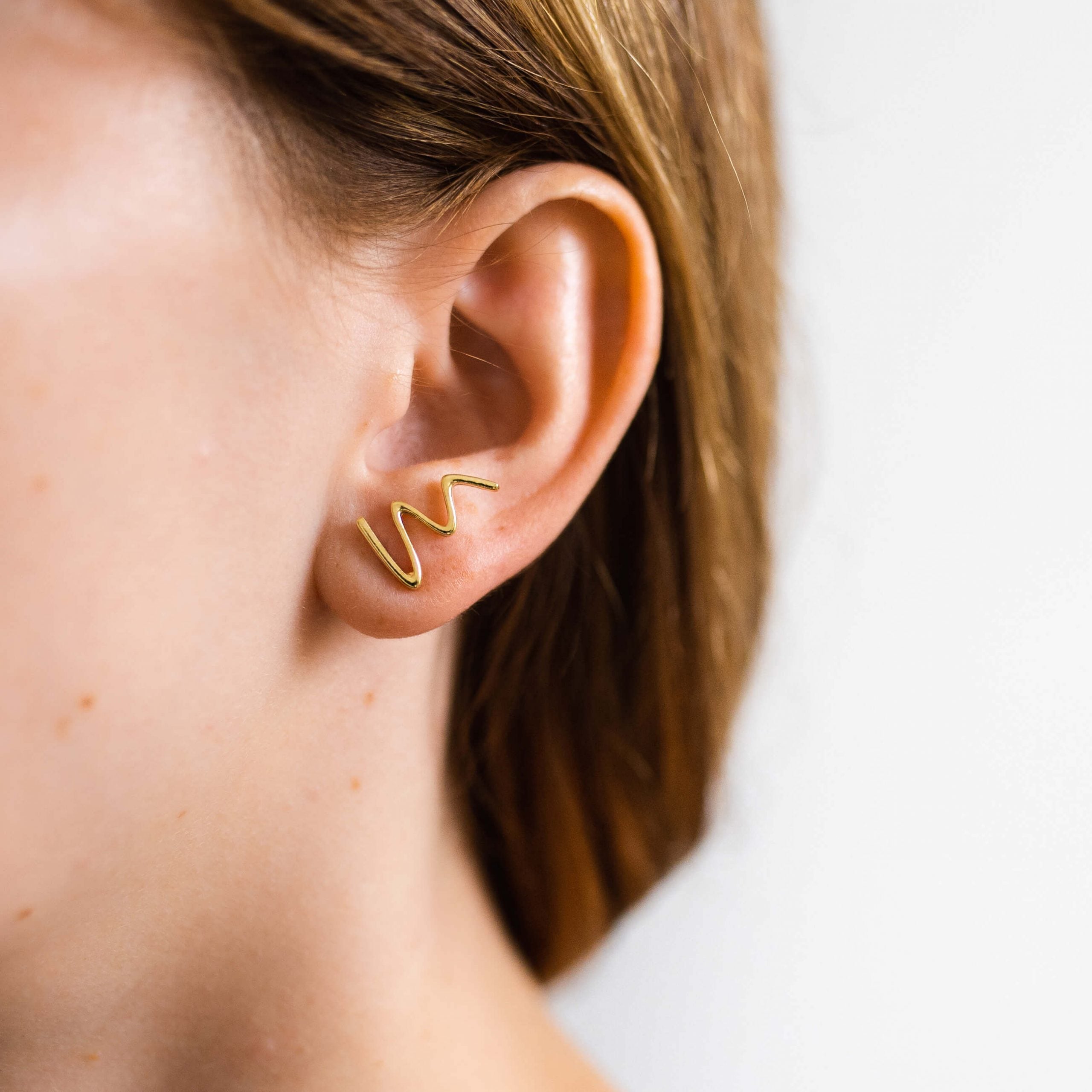 Kolczyki węże SNAKE złote