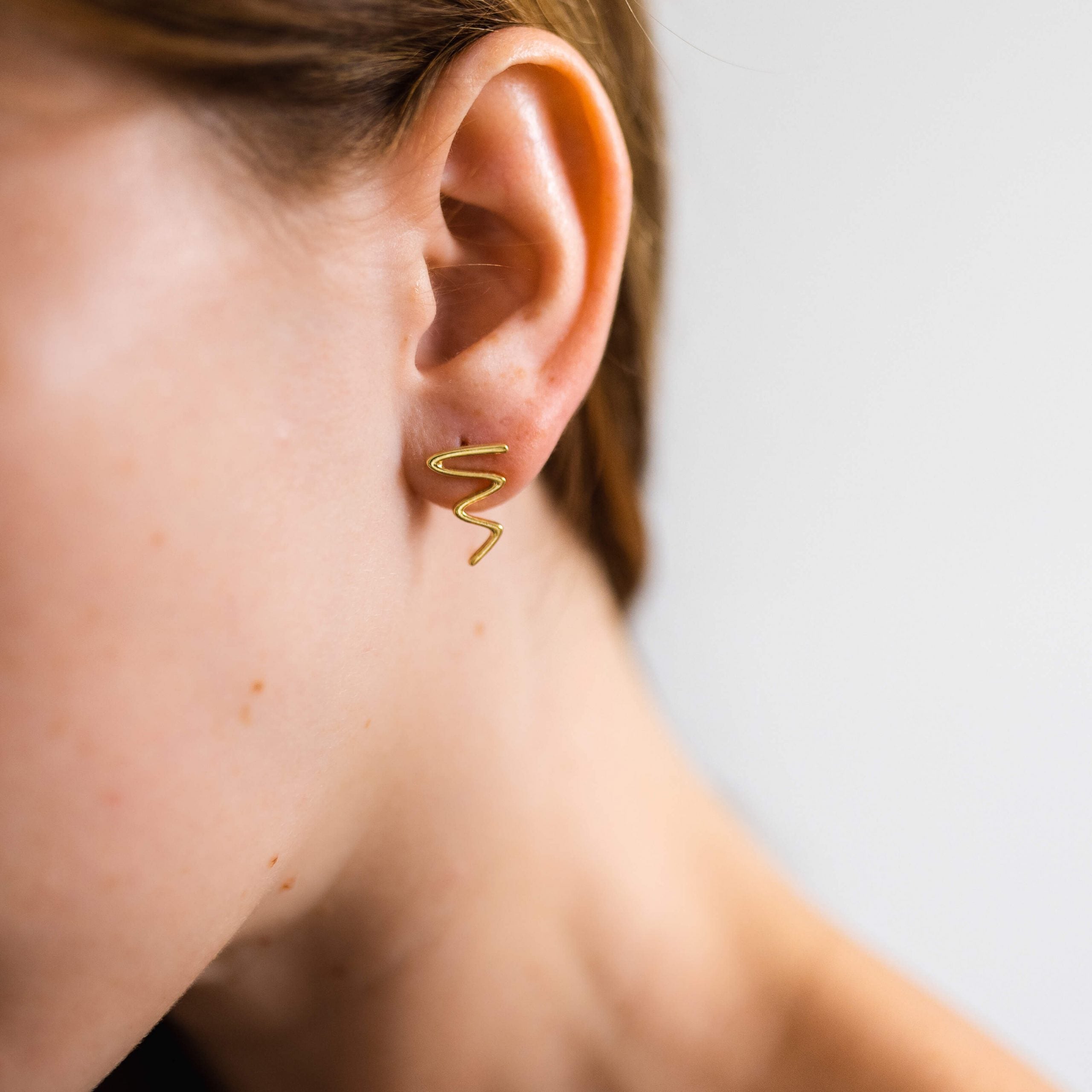 Kolczyki węże SNAKE złote