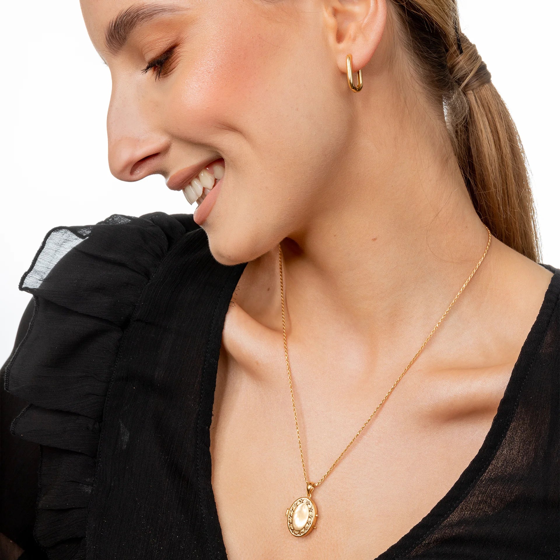 Zawieszka SECRET srebrna pozłacana