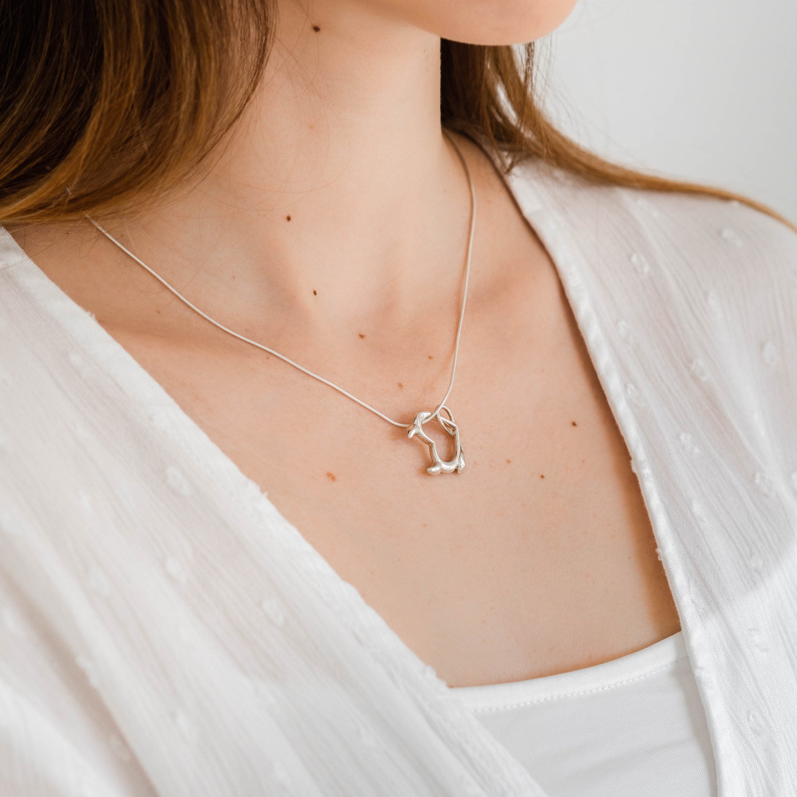 Zawieszka serduszko DEVIL HEART srebrna