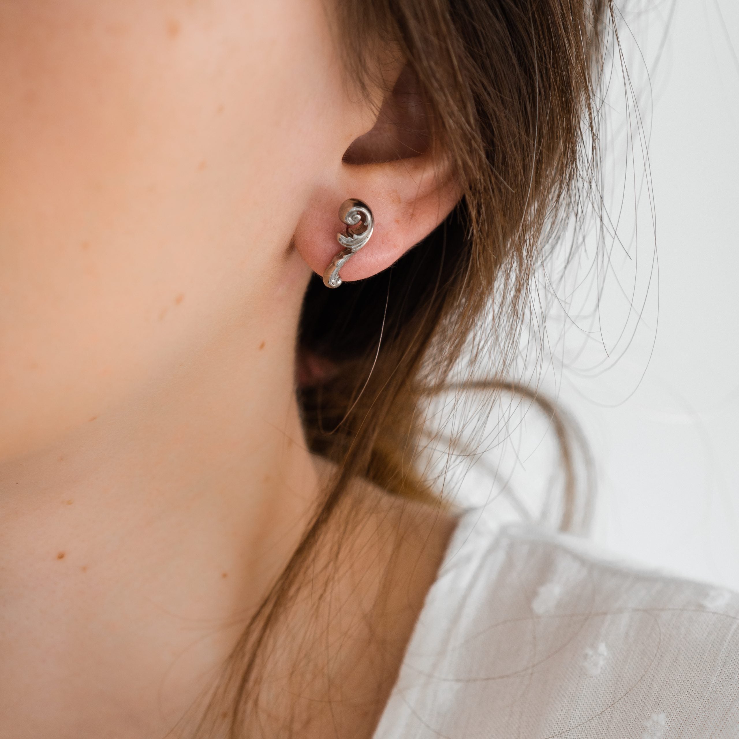 Kolczyki ACCANTUS srebrne