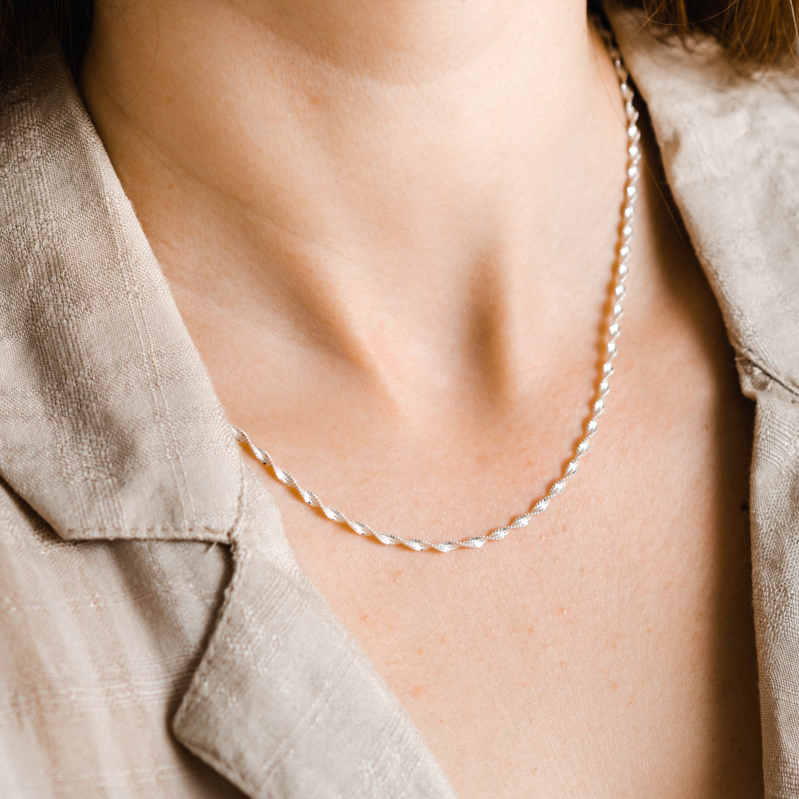 Łańcuszek DIANA srebrny