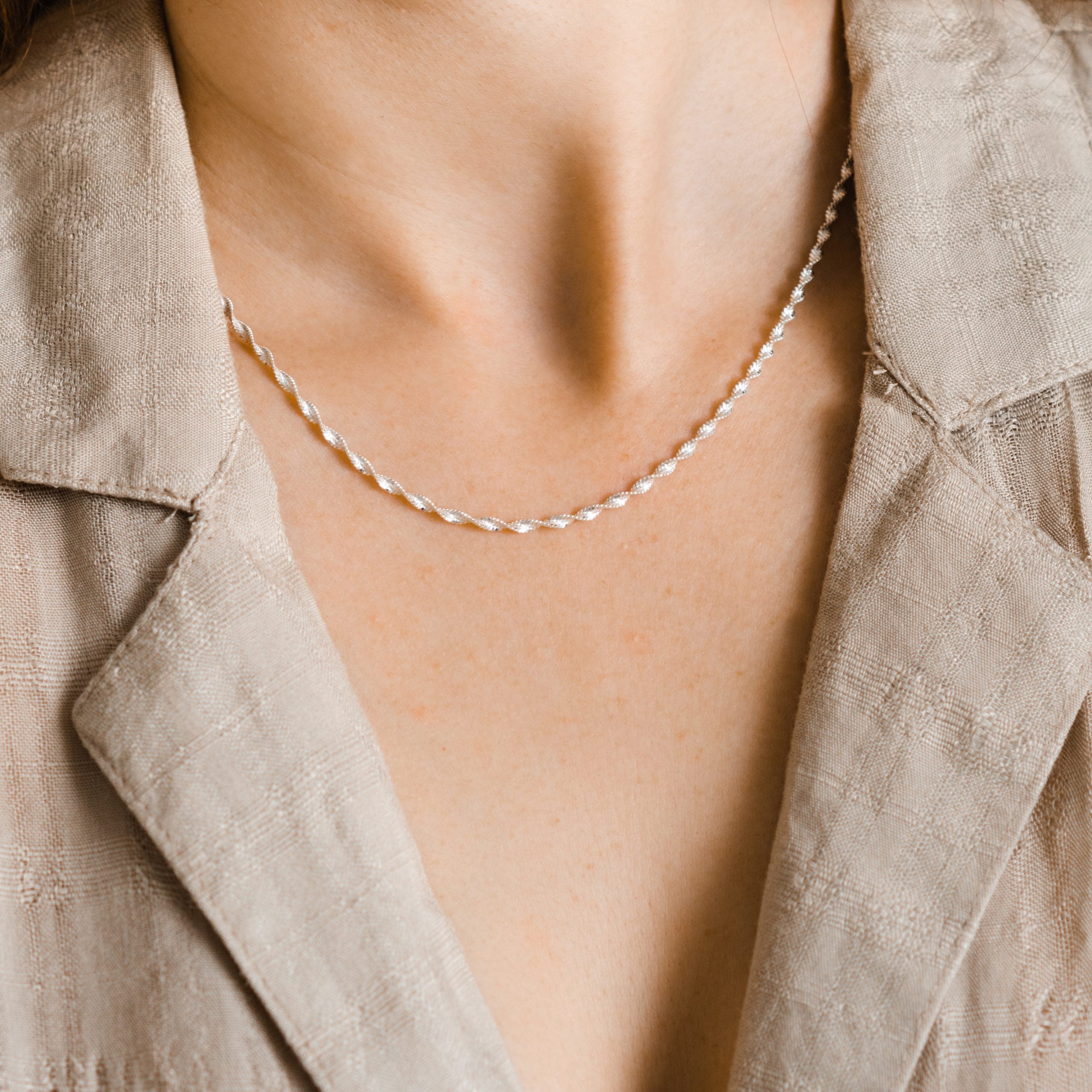 Łańcuszek DIANA srebrny