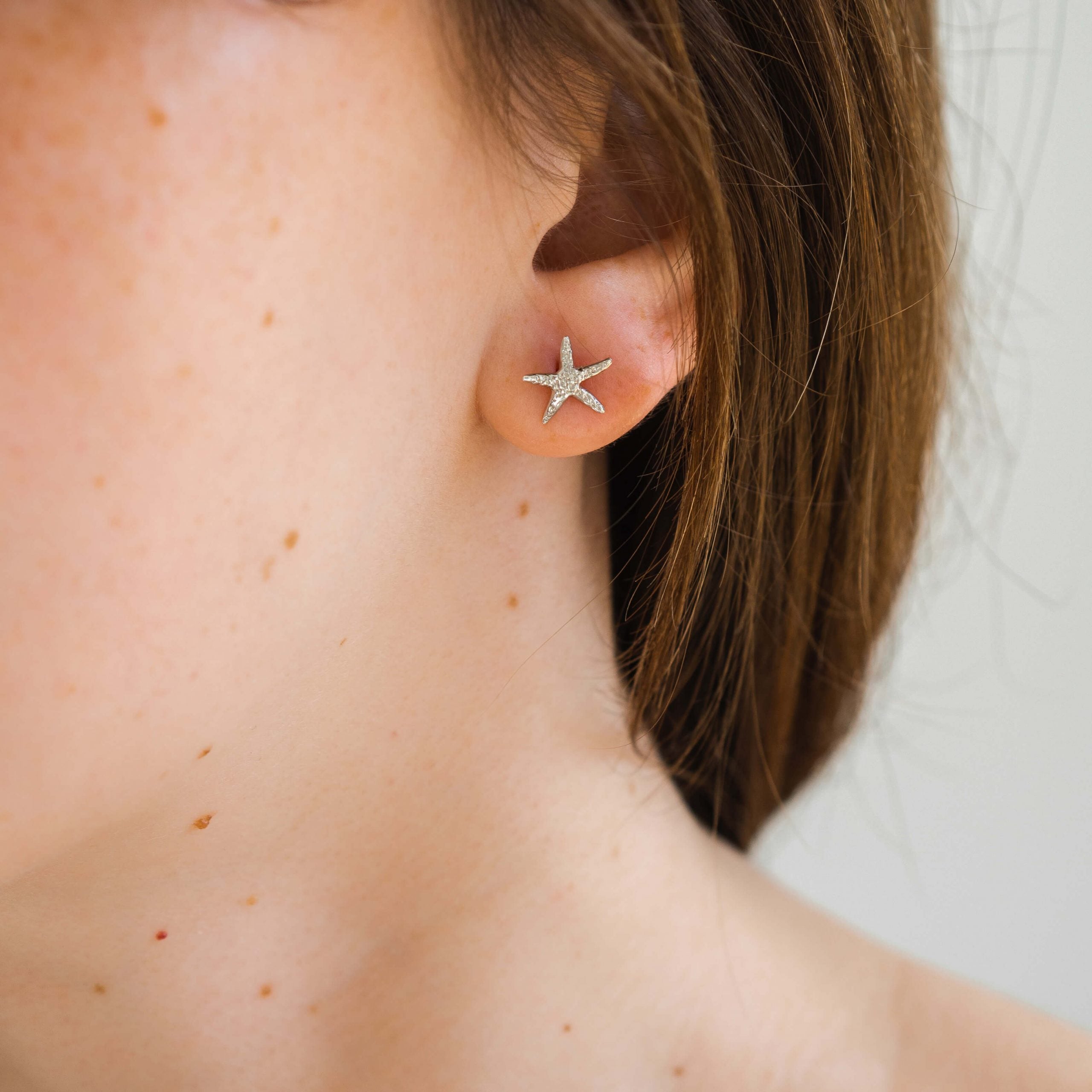Kolczyki rozgwiazdy STARFISH srebrne