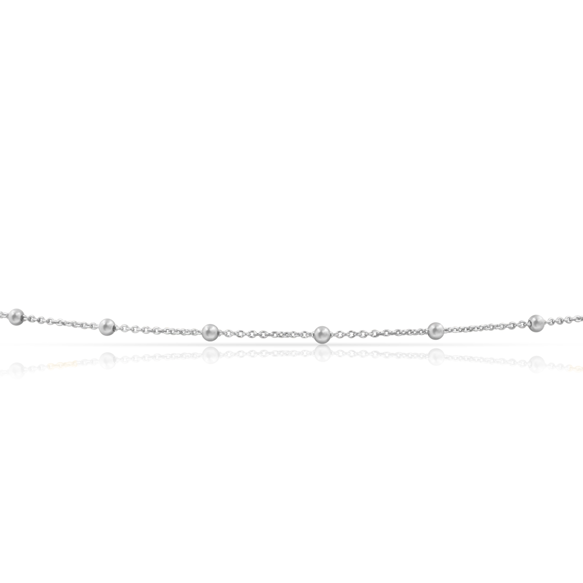 Łańcuszek CLAIRE srebrny - 55 cm