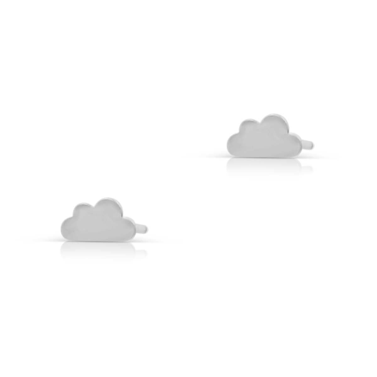 Kolczyki chmurki CLOUD srebrne