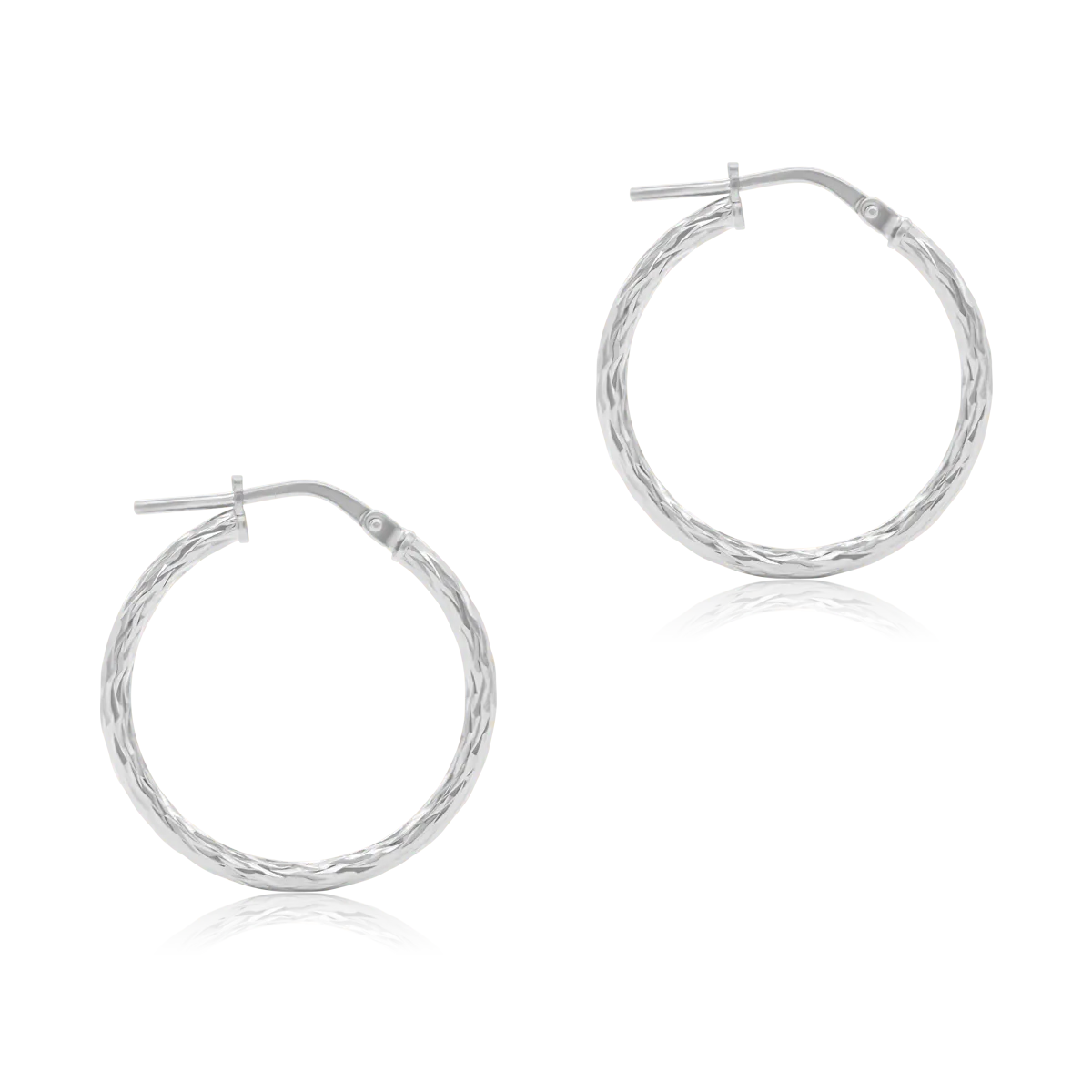 Kolczyki koła EMMA srebrne