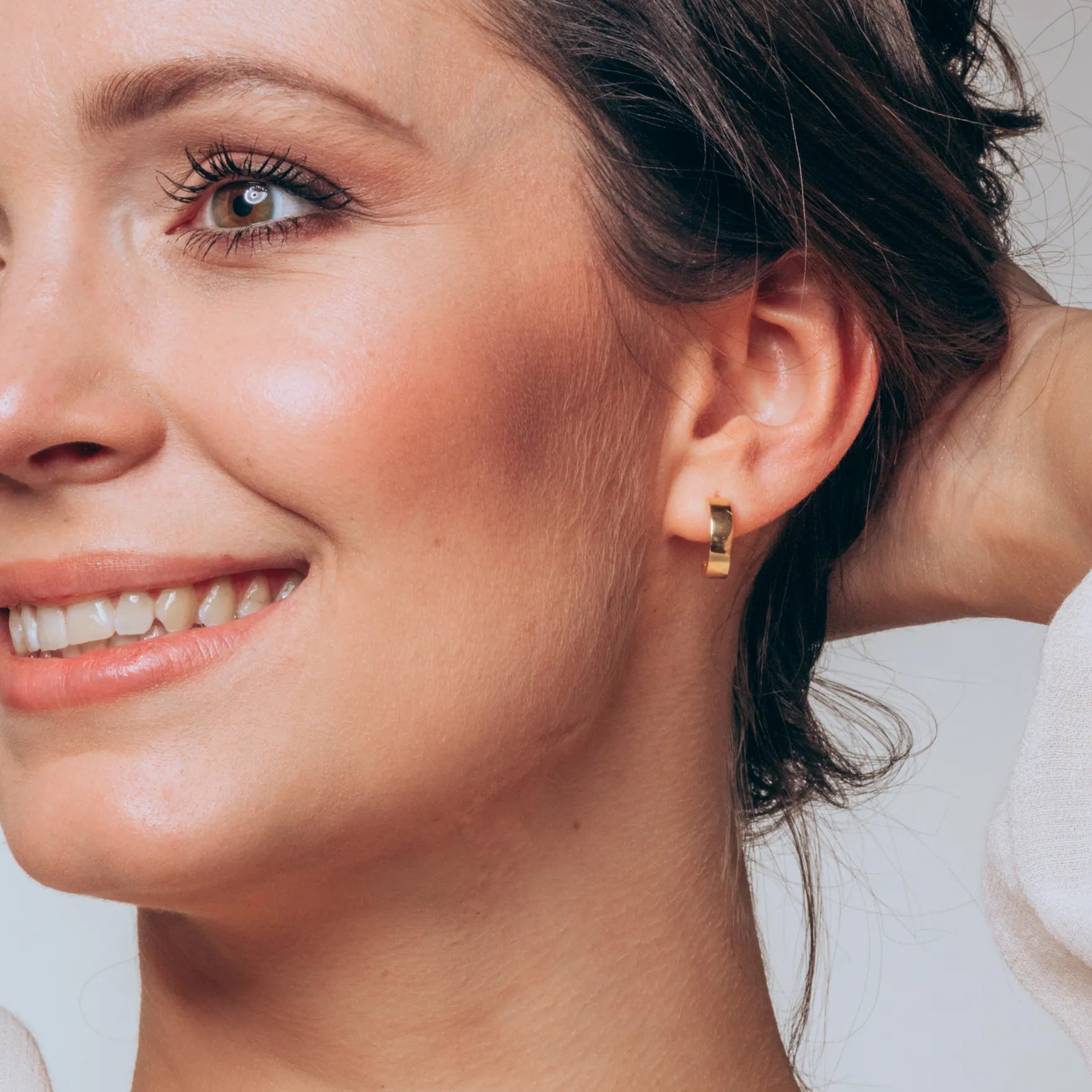 Kolczyki LARA srebrne pozłacane