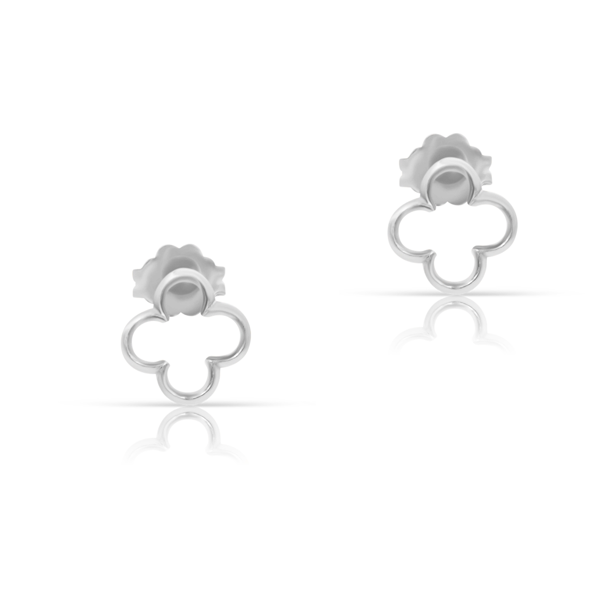 Kolczyki koniczyny LILY srebrne