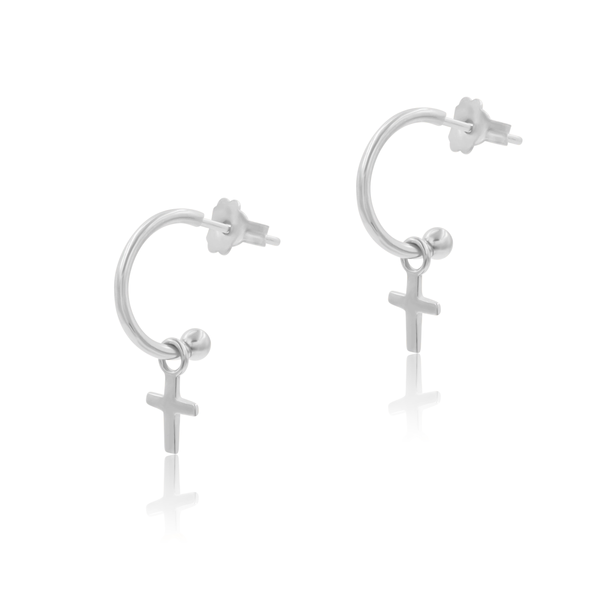 Kolczyki SAINT 2 srebrne