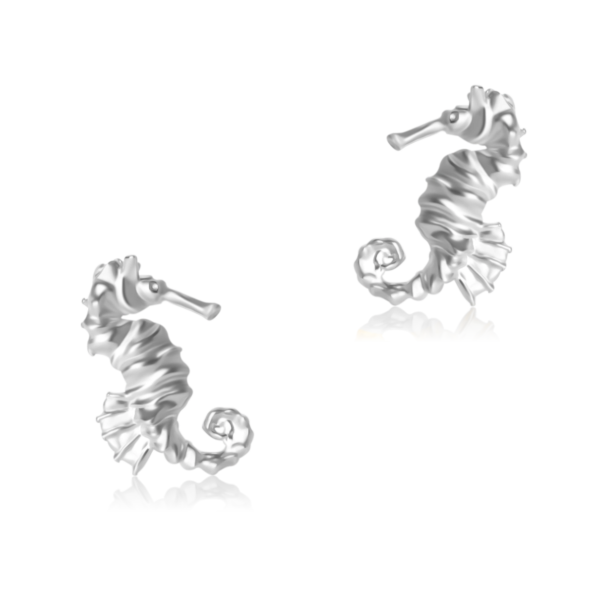 Kolczyki koniki morskie SEAHORSE srebrne
