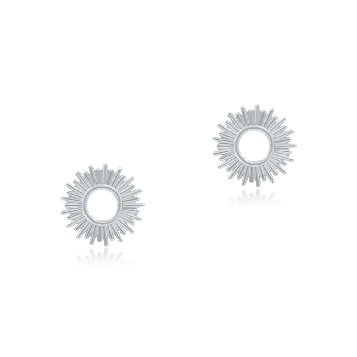 Kolczyki słońce SUN srebrne