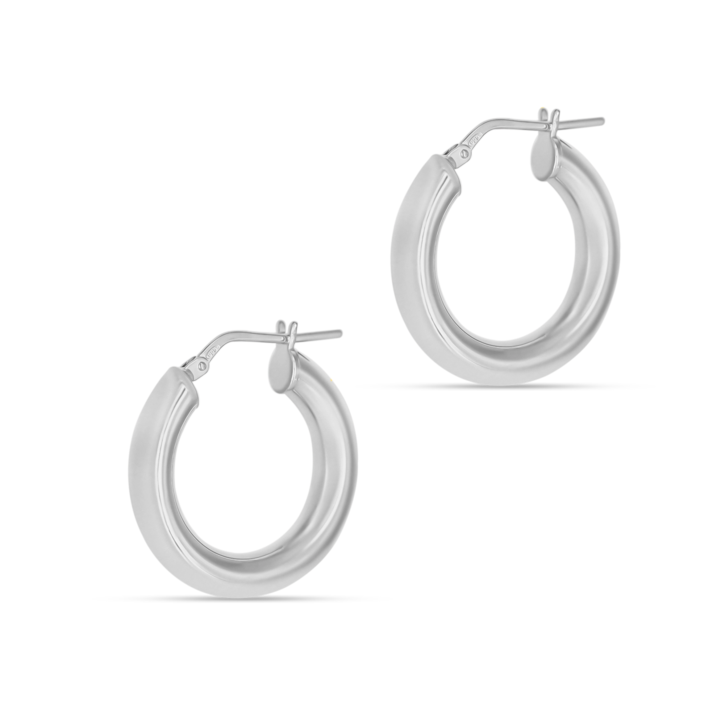 Kolczyki koła CAMILLA srebrne