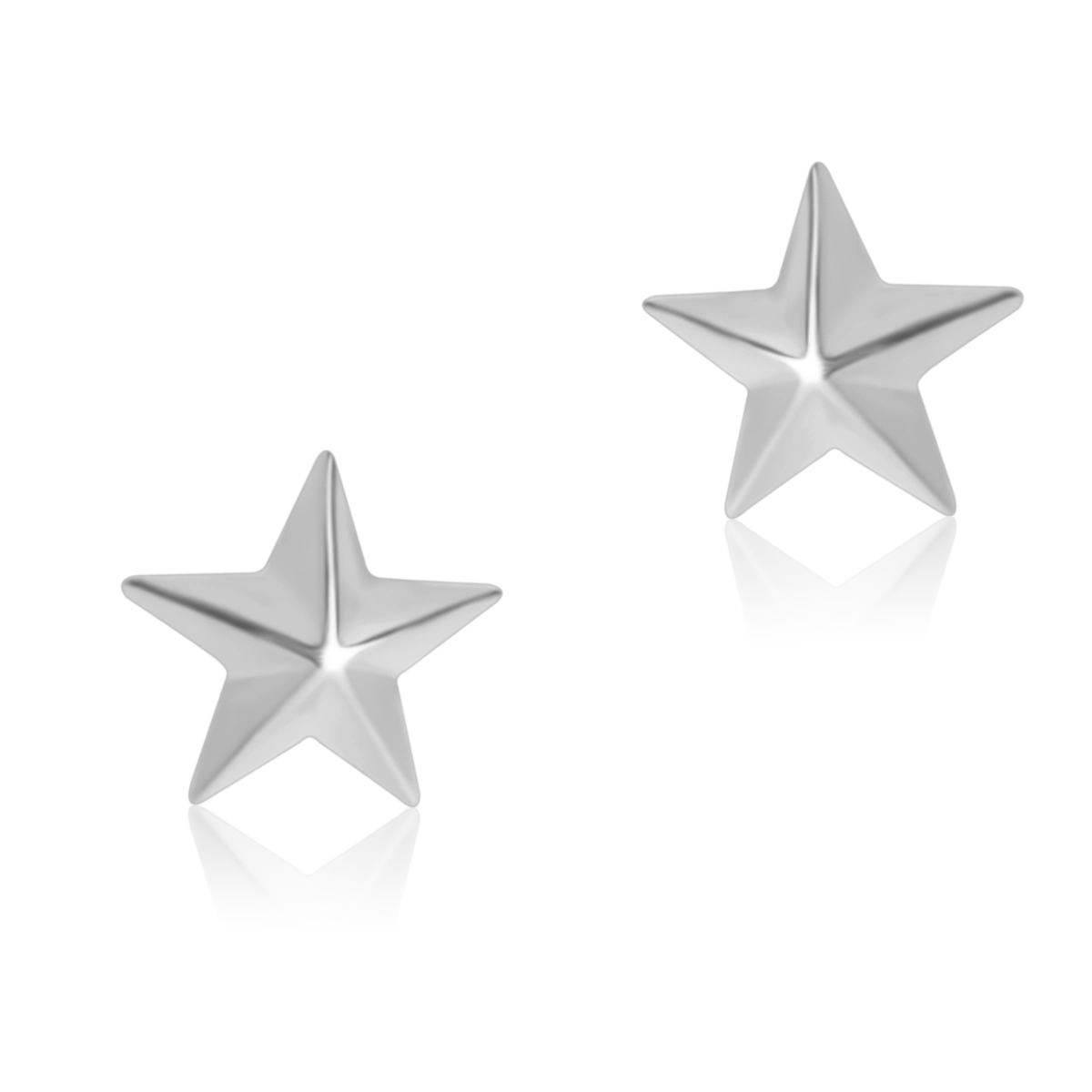 Kolczyki gwiazdki STAR srebrne