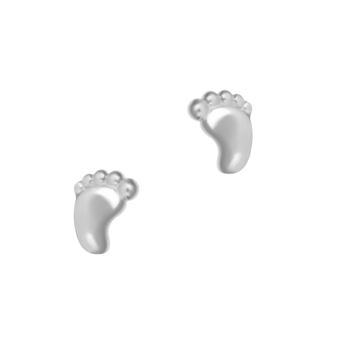 Kolczyki BABYFOOT srebrne