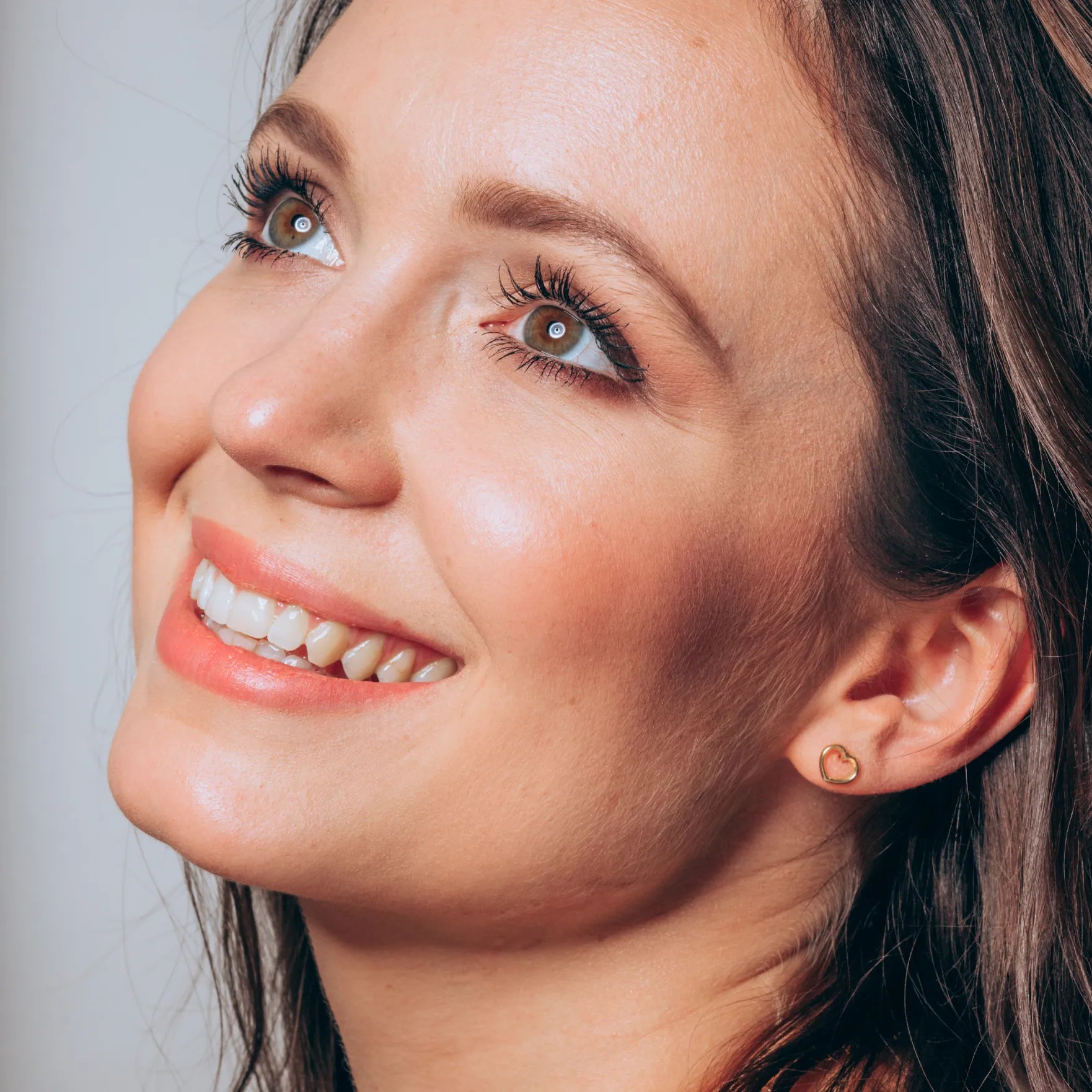 Kolczyki serca SWEETHEART złote