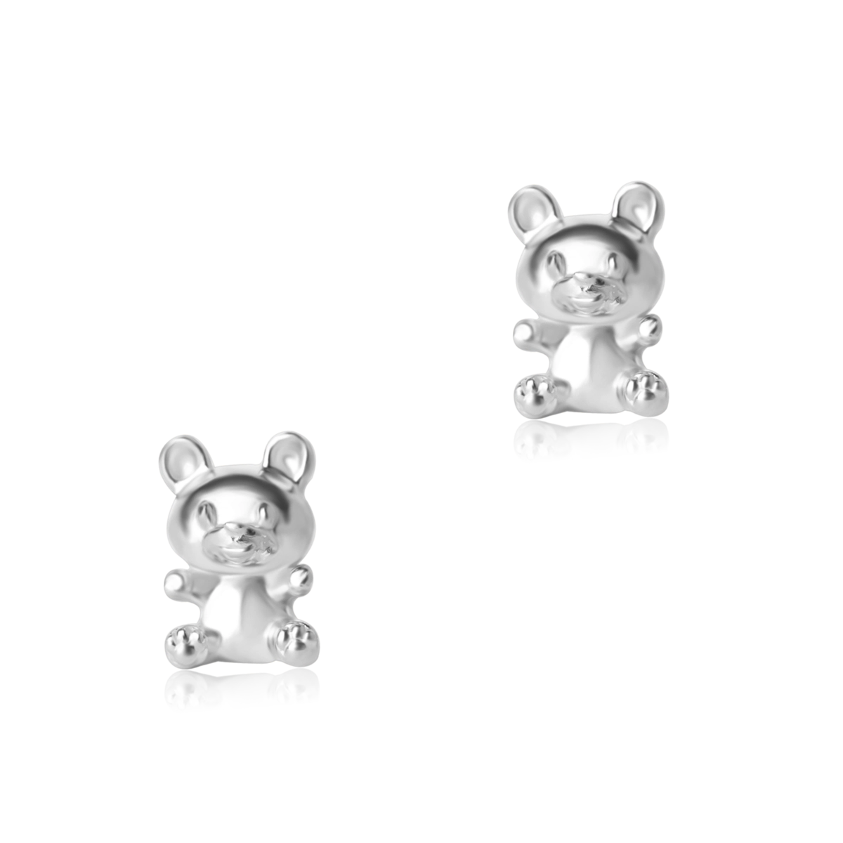 Kolczyki misie TEDDY srebrne