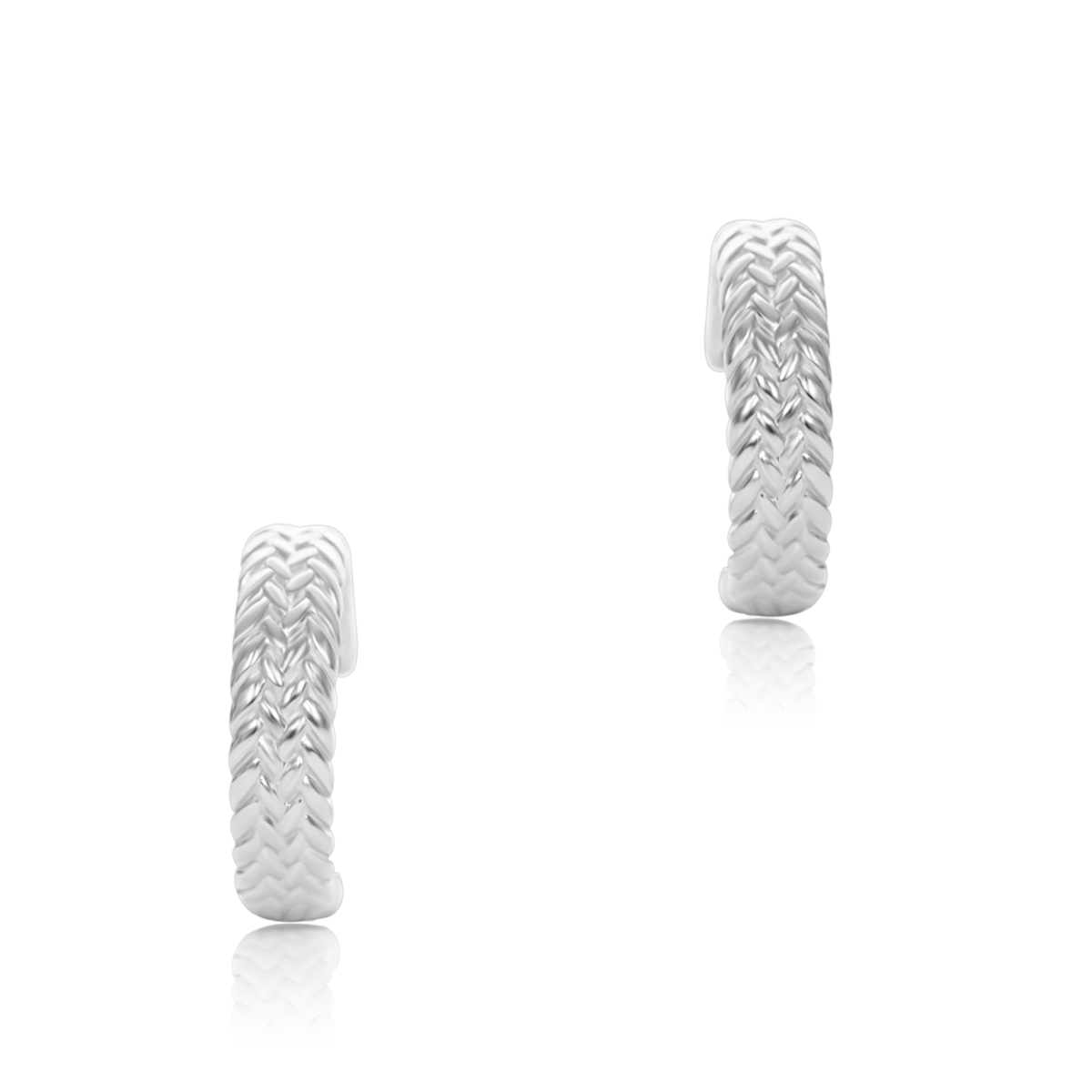 Kolczyki WHEAT srebrne