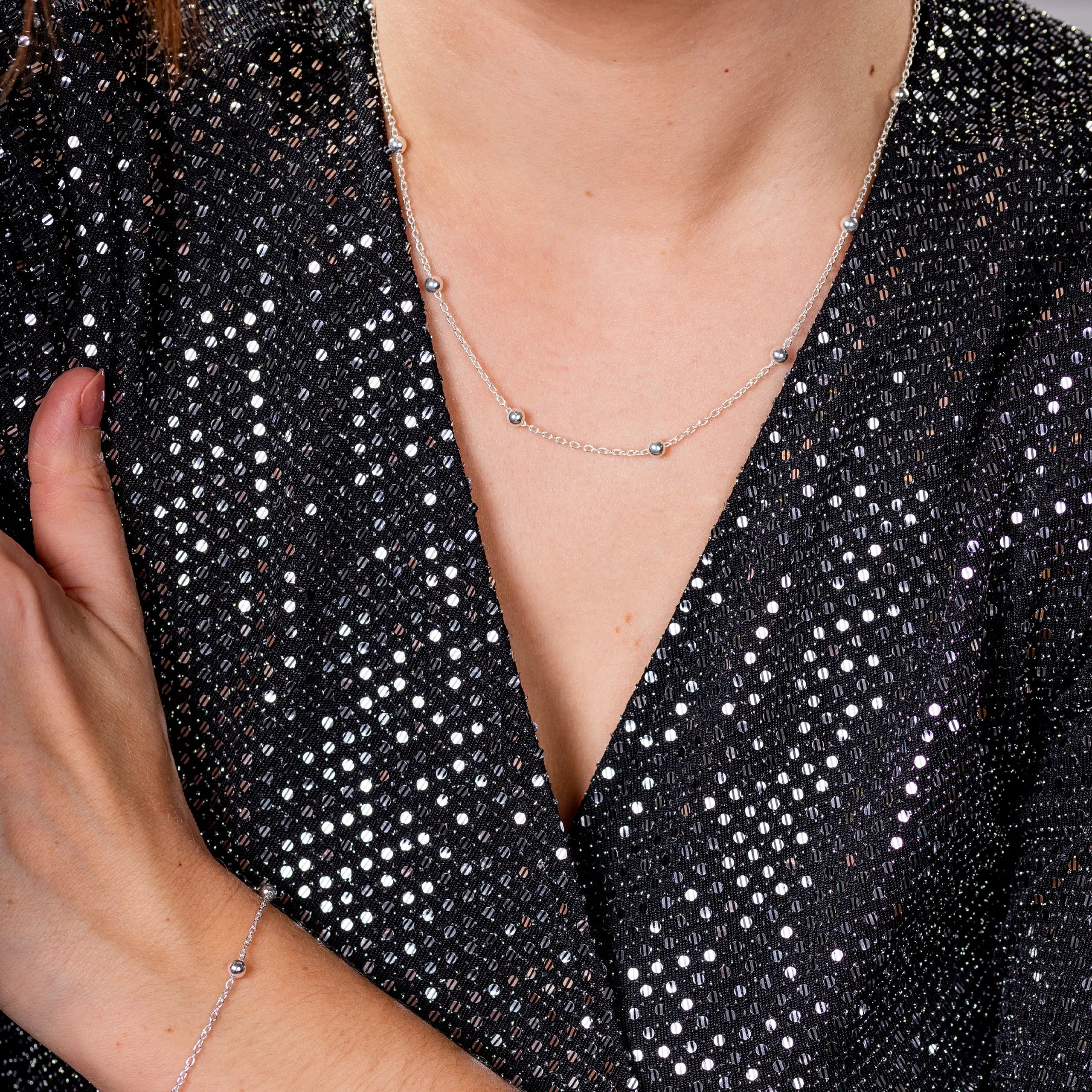 Łańcuszek CLOE srebrny