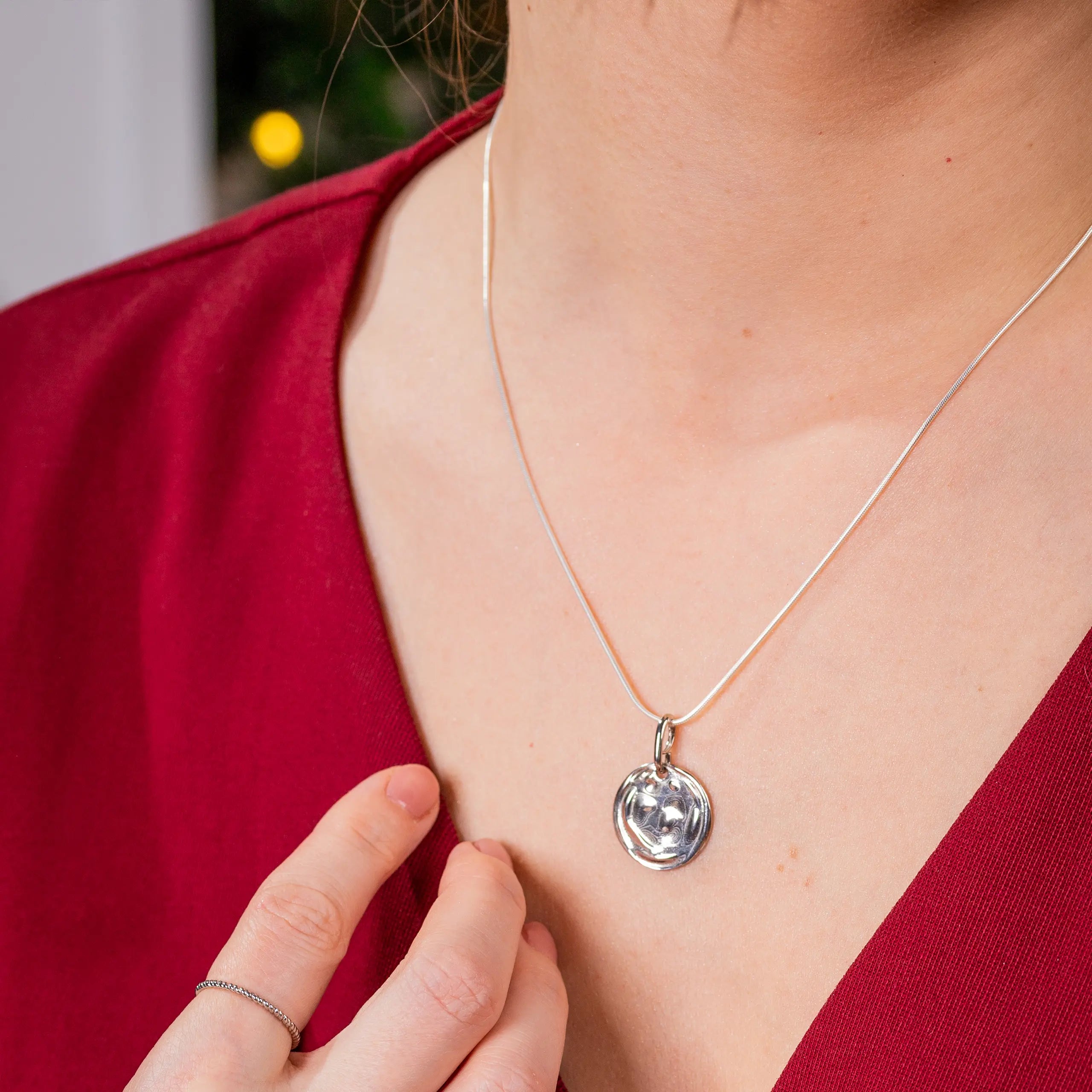 Łańcuszek IVY srebrny - 45 cm