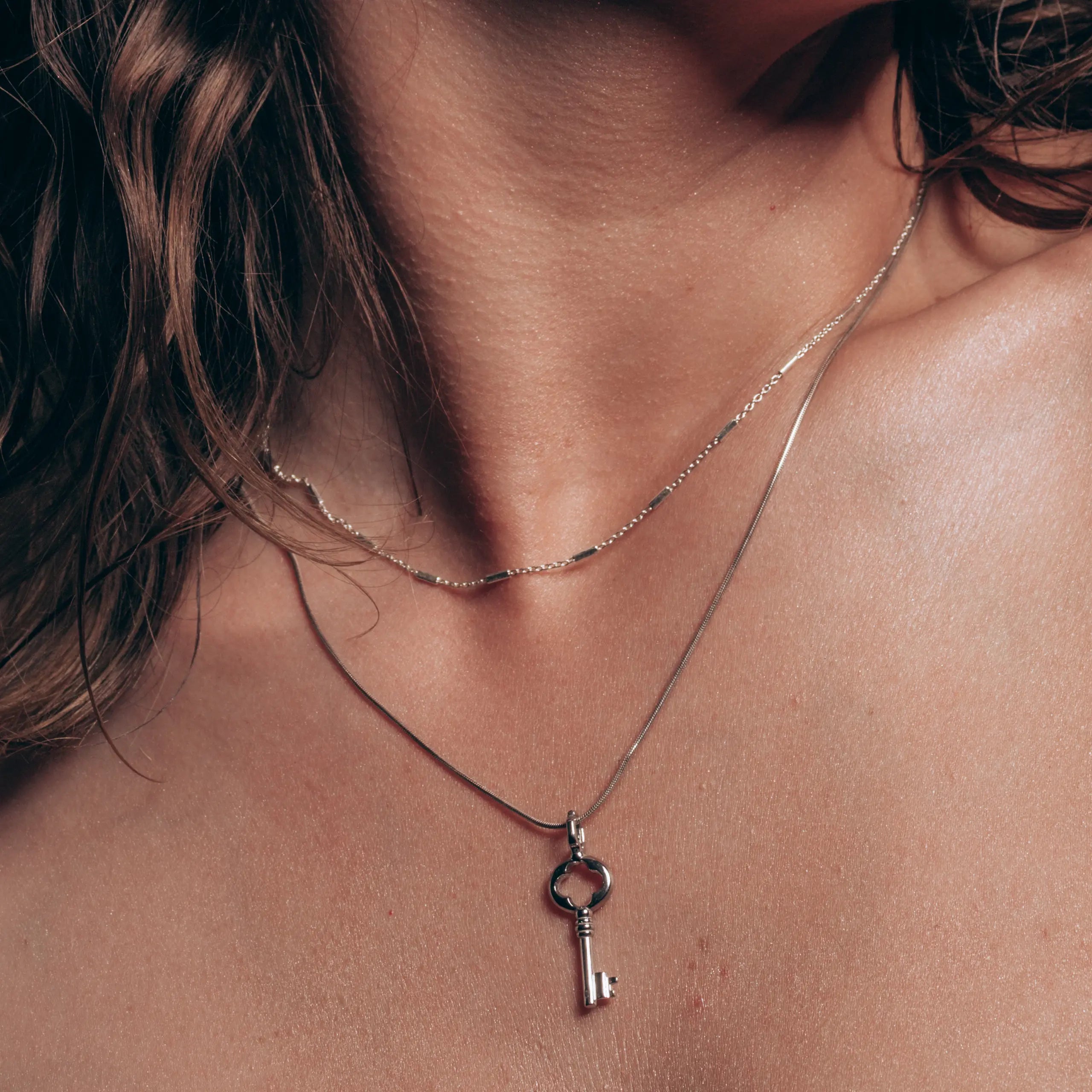 Łańcuszek NICOLE srebrny - 40 cm