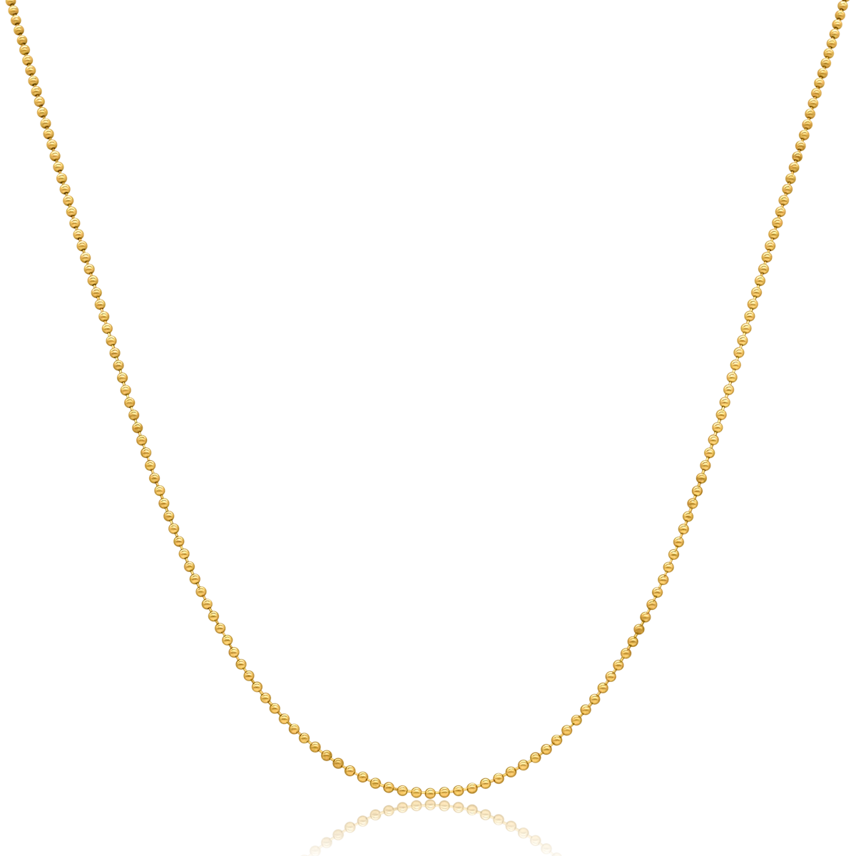 Łańcuszek SAM - UNISEX srebrny pozłacany