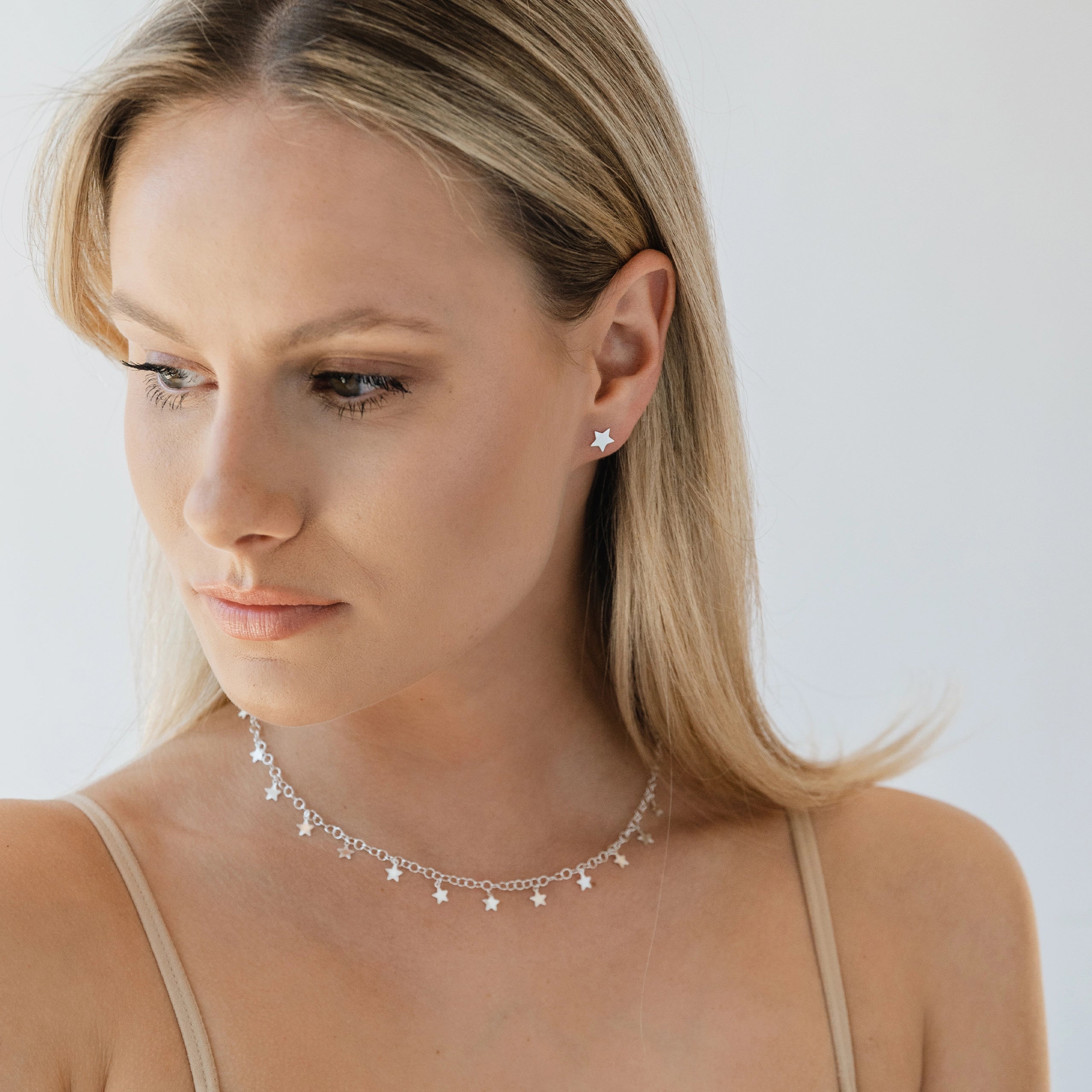 Łańcuszek STARS 2 srebrny