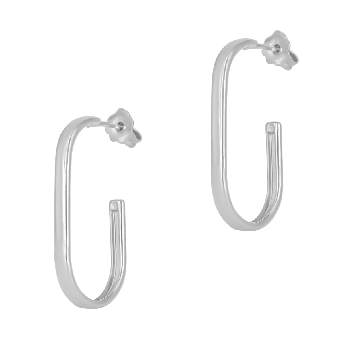 Kolczyki haczyki MODERN srebrne