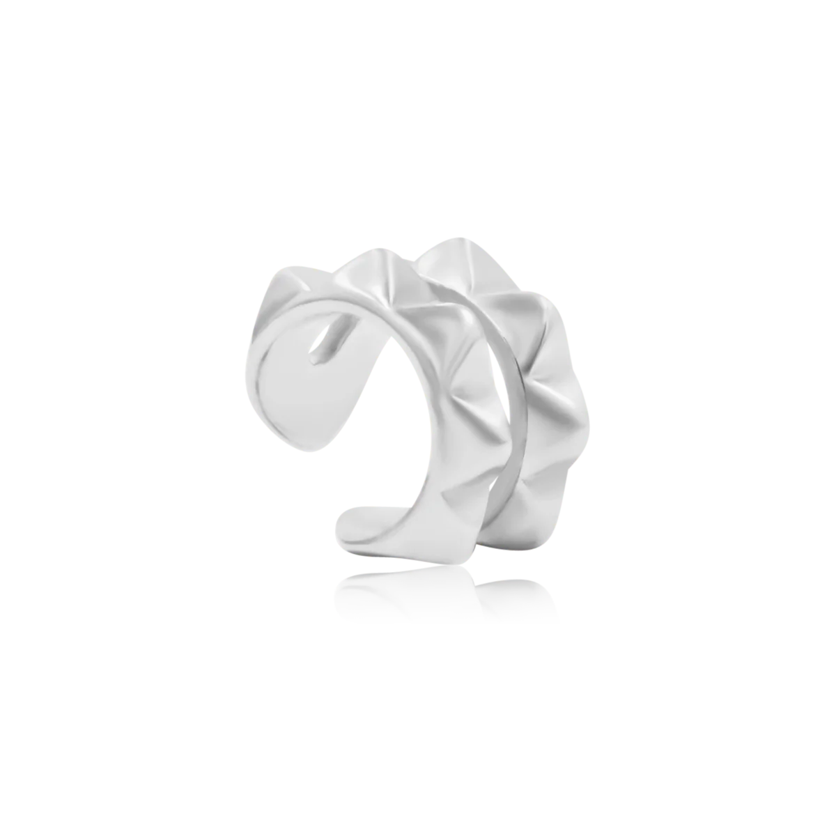 Nausznica ROCK srebrna