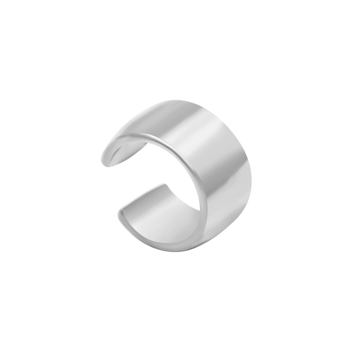 Nausznica SHINY srebrna