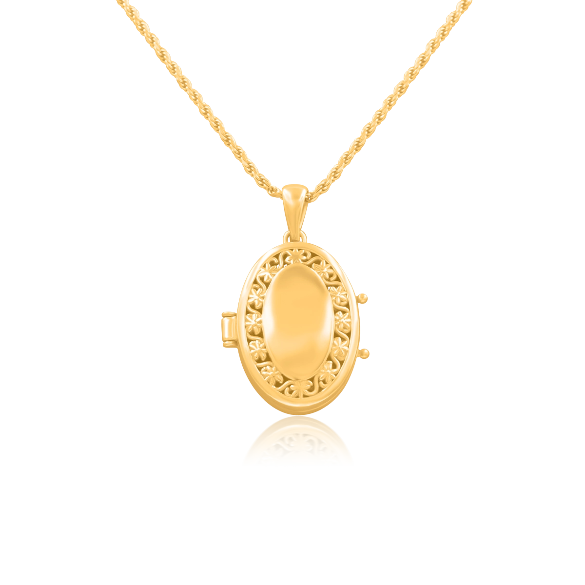 Zawieszka SECRET srebrna pozłacana