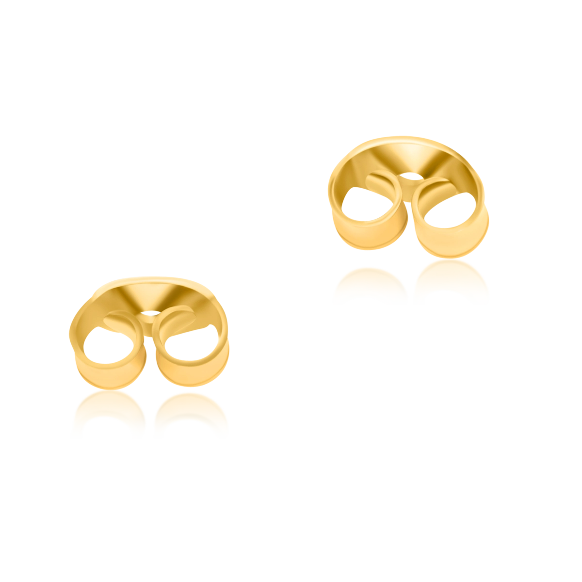 Baranki do sztyftów srebrne pozłacane