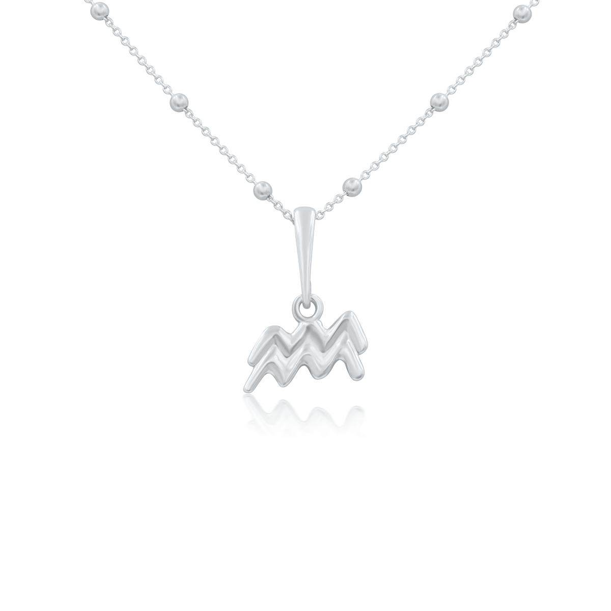 Zawieszka ZODIAK srebrna - wodnik