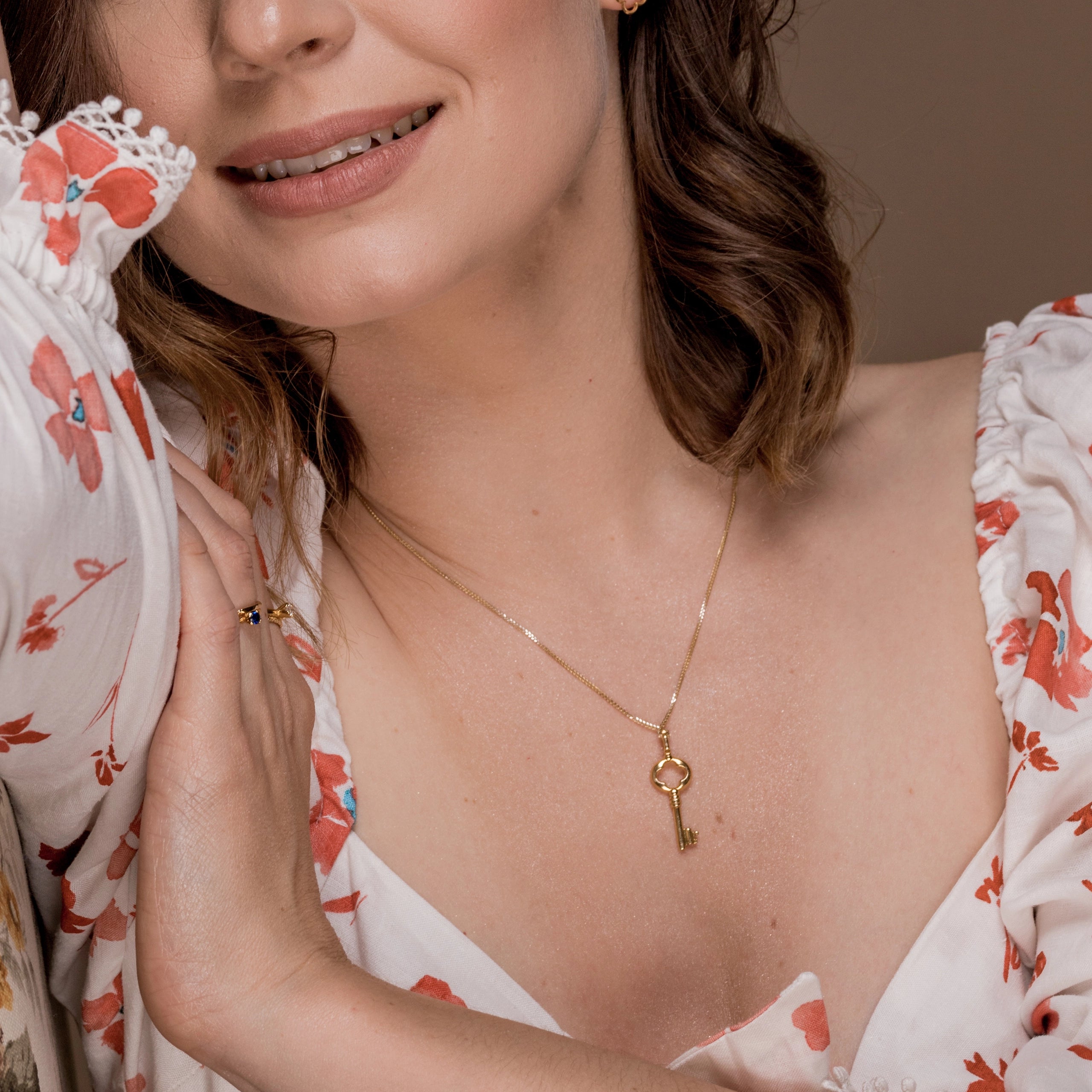 Zawieszka klucz KEY złota