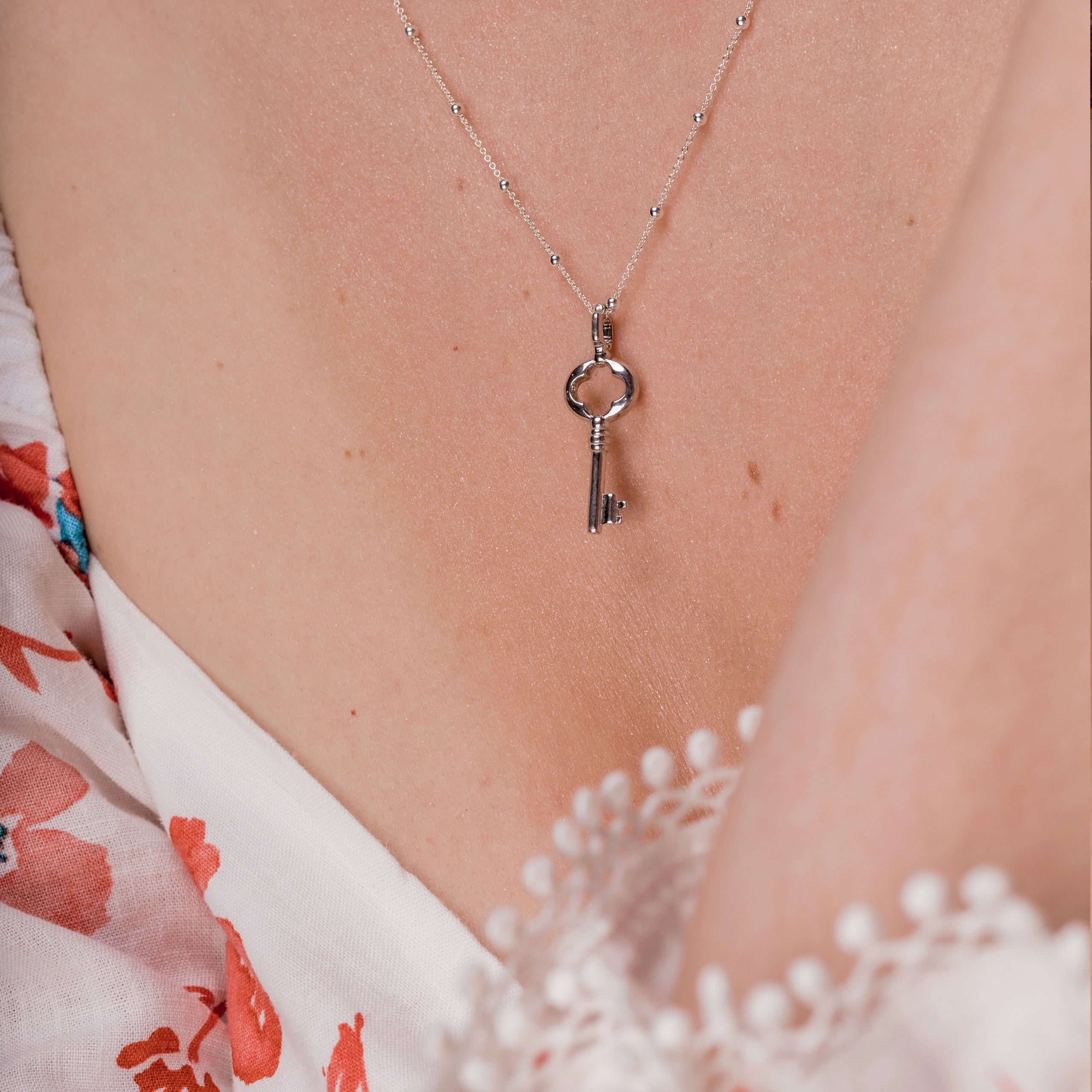 Zawieszka klucz KEY srebrna