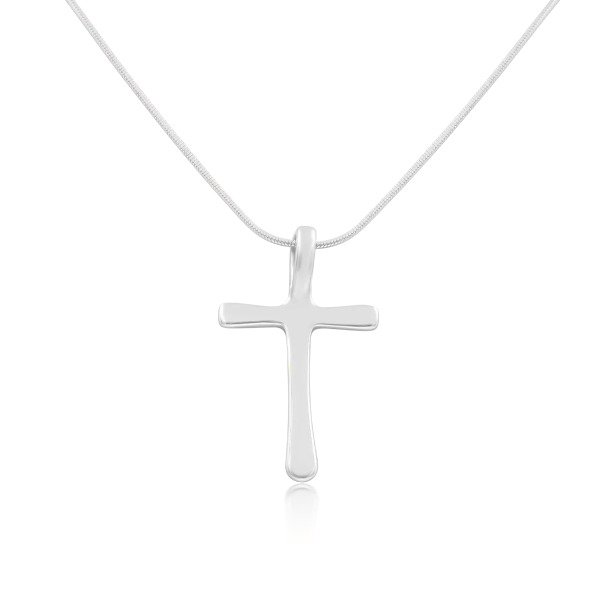 Zawieszka krzyżyk SAINT srebrna