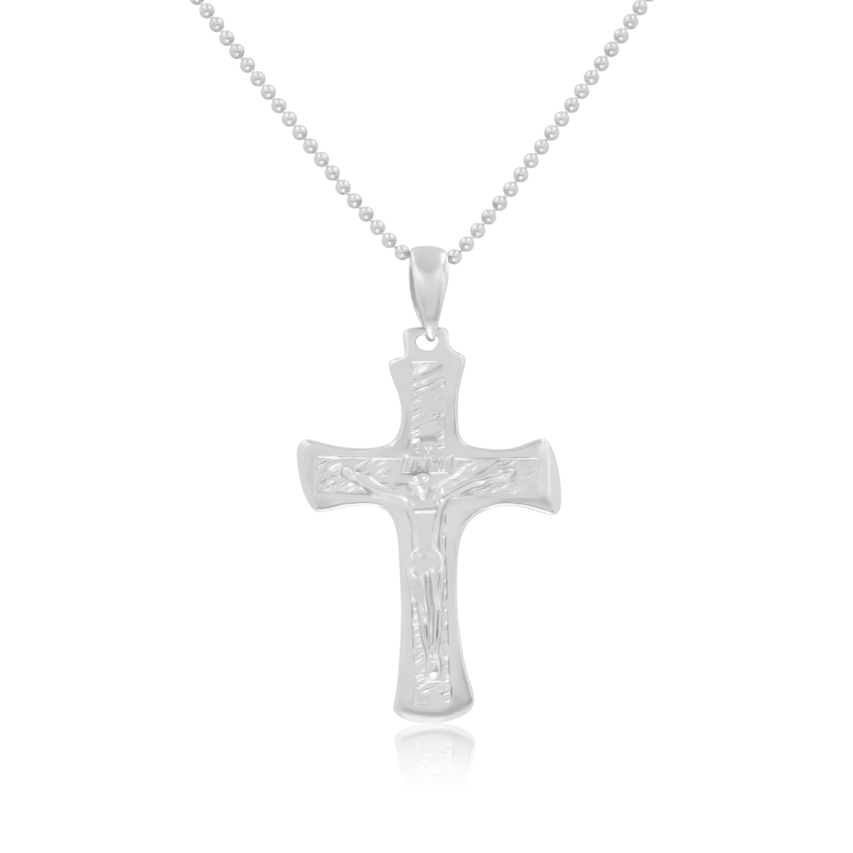 Zawieszka KRZYŻYK srebrna - S