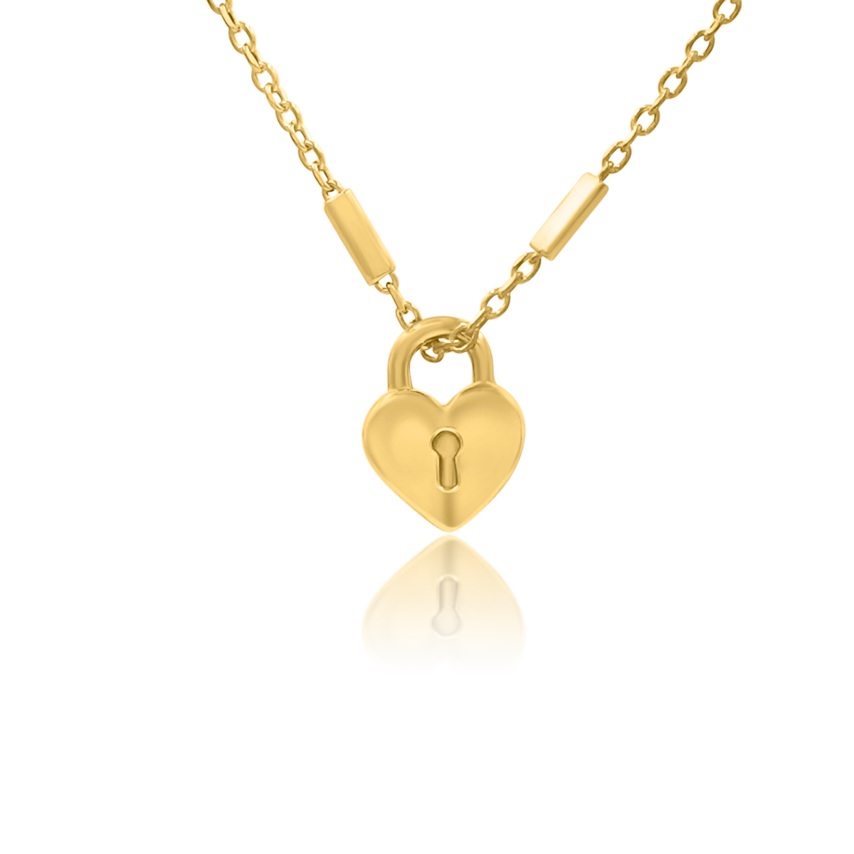 Zawieszka kłódka LOCK złota