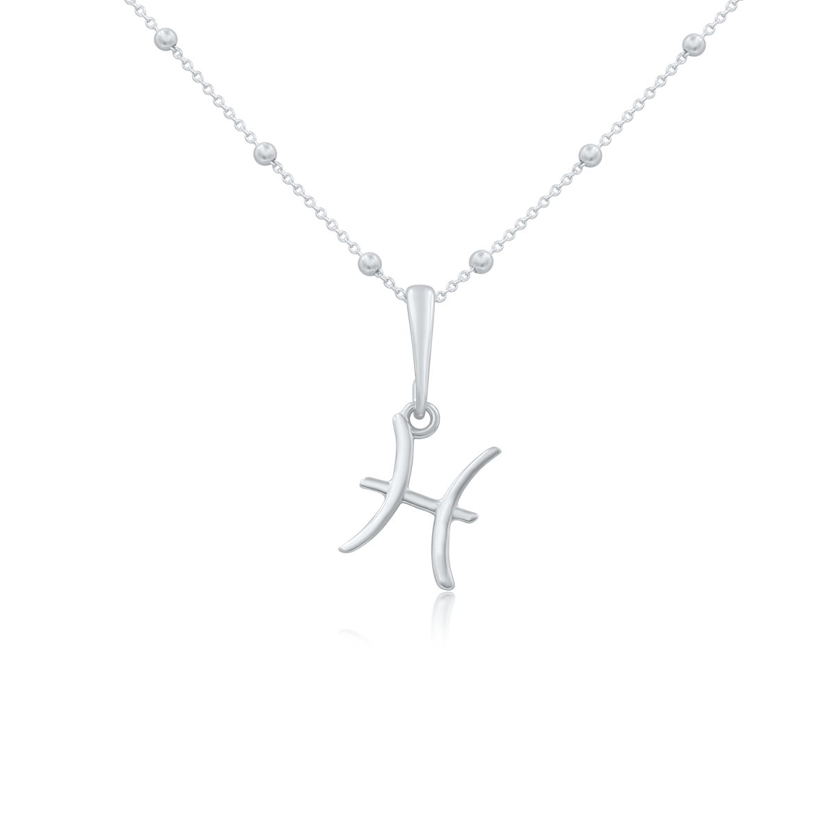 Zawieszka ZODIAK srebrna - ryby