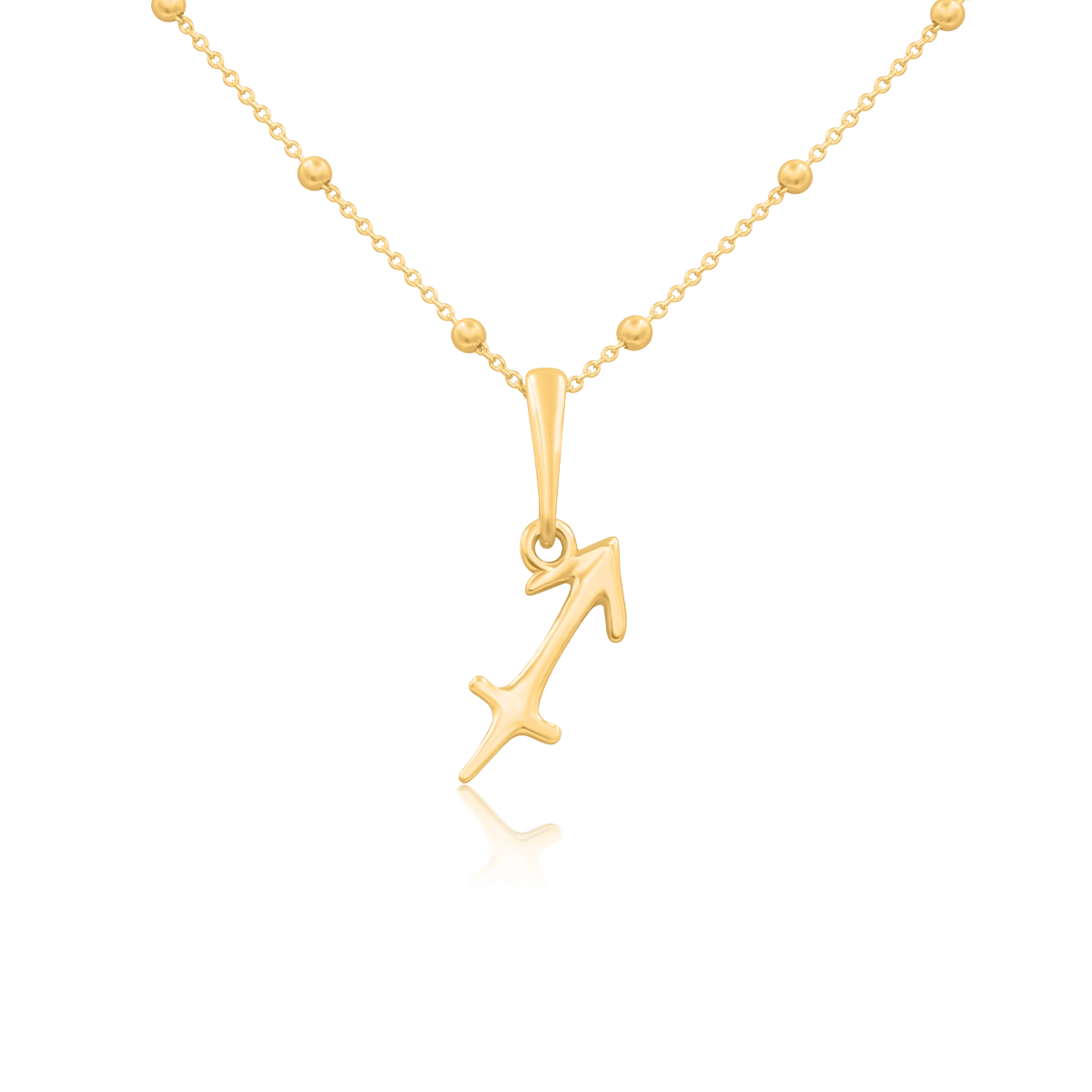 Zawieszka ZODIAK srebrna pozłacana - strzelec