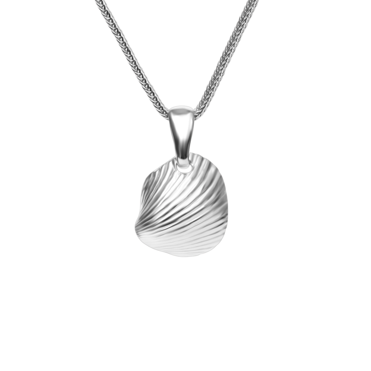 Zawieszka muszelka SEASHELL srebrna