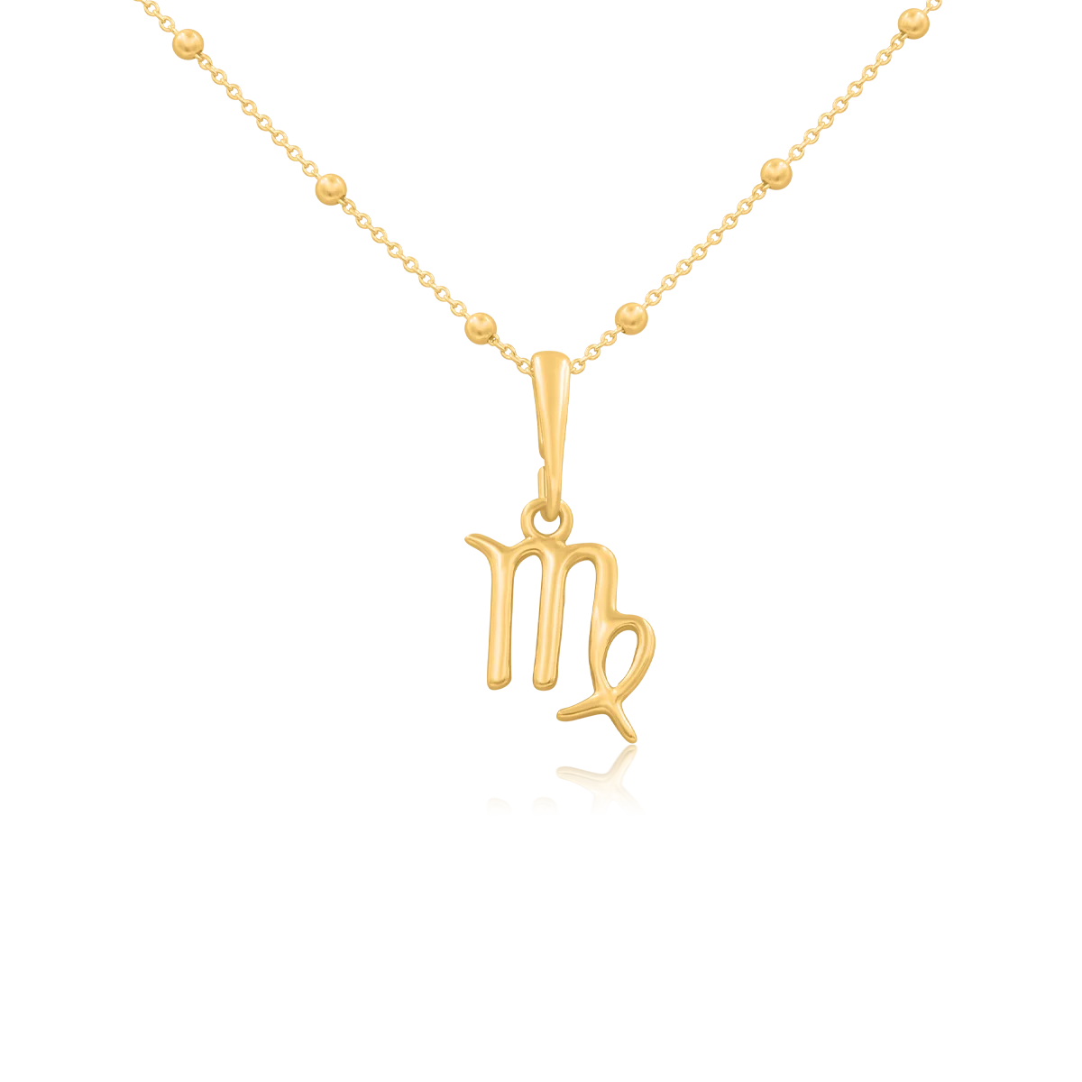 Zawieszka ZODIAK srebrna pozłacana - panna