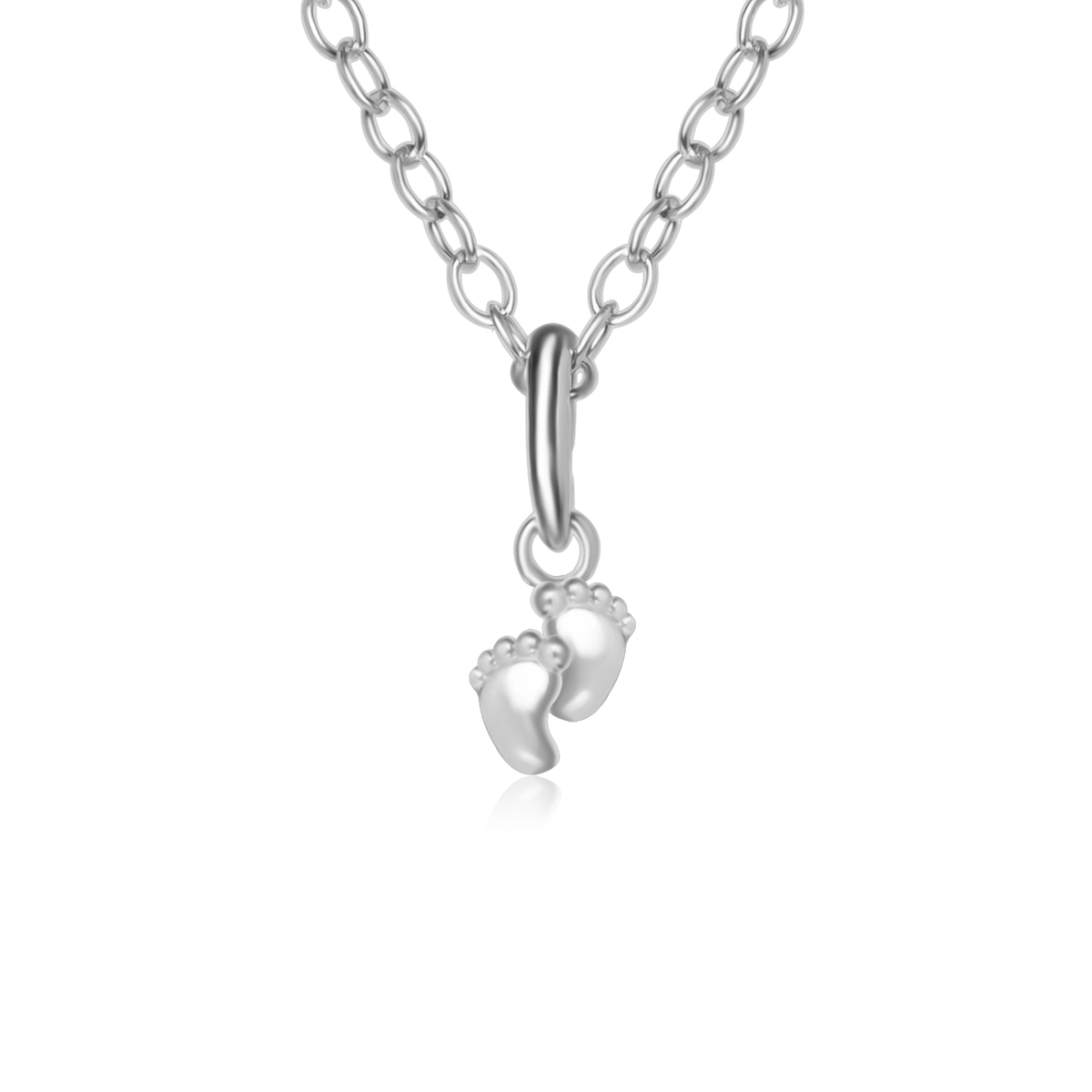 Zawieszka BABYFOOT srebrna