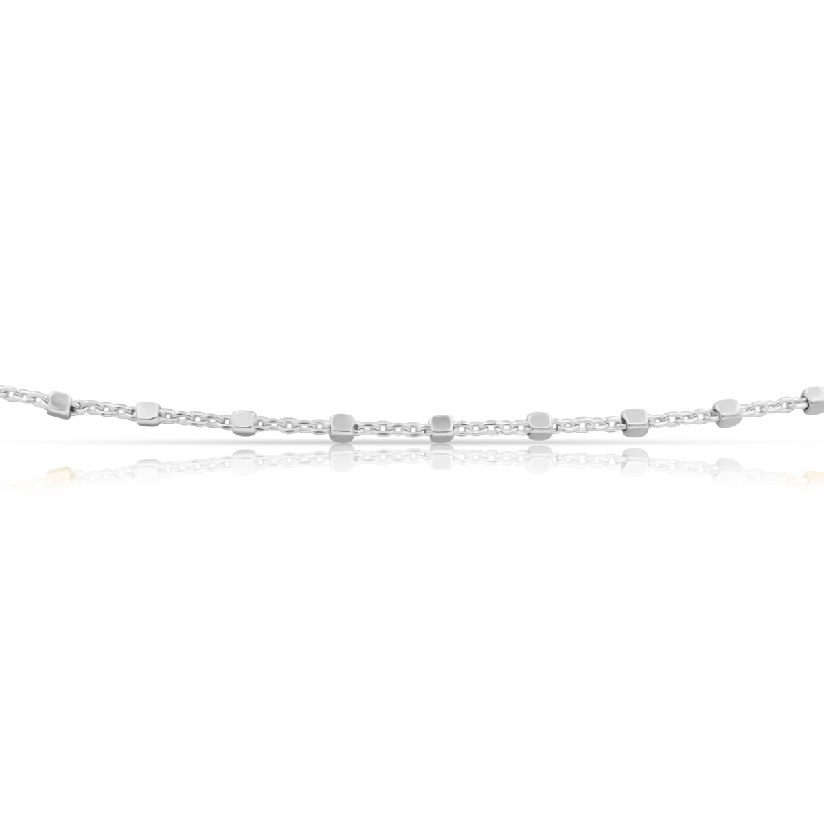 Łańcuszek CAROLINE srebrny - 42 cm