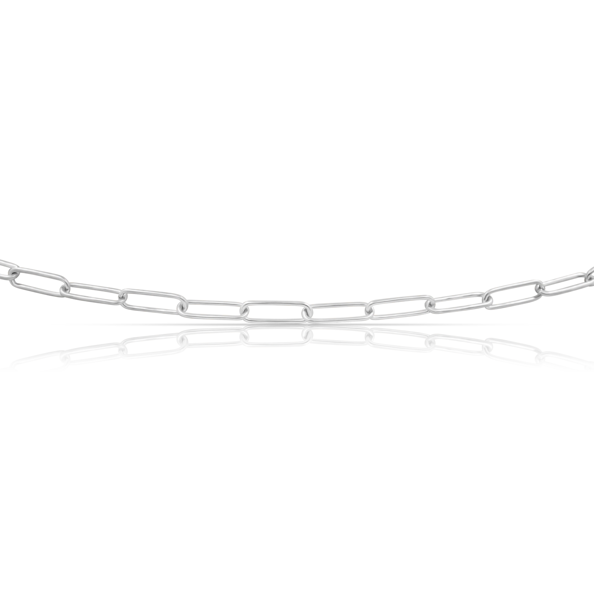 Łańcuszek KIM srebrny - 60 cm