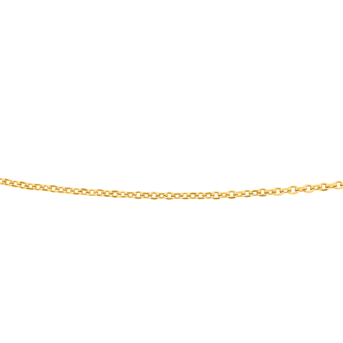 Łańcuszek MIA srebrny pozłacany - 45 cm
